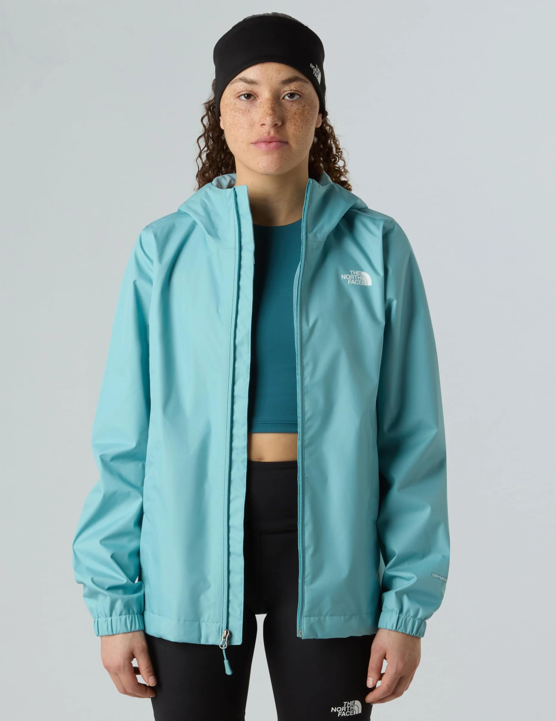 The North Face - Kurtka Damska Quest z Kapturem - Wodoodporna, Oddychająca - BLUE ECLIPSE