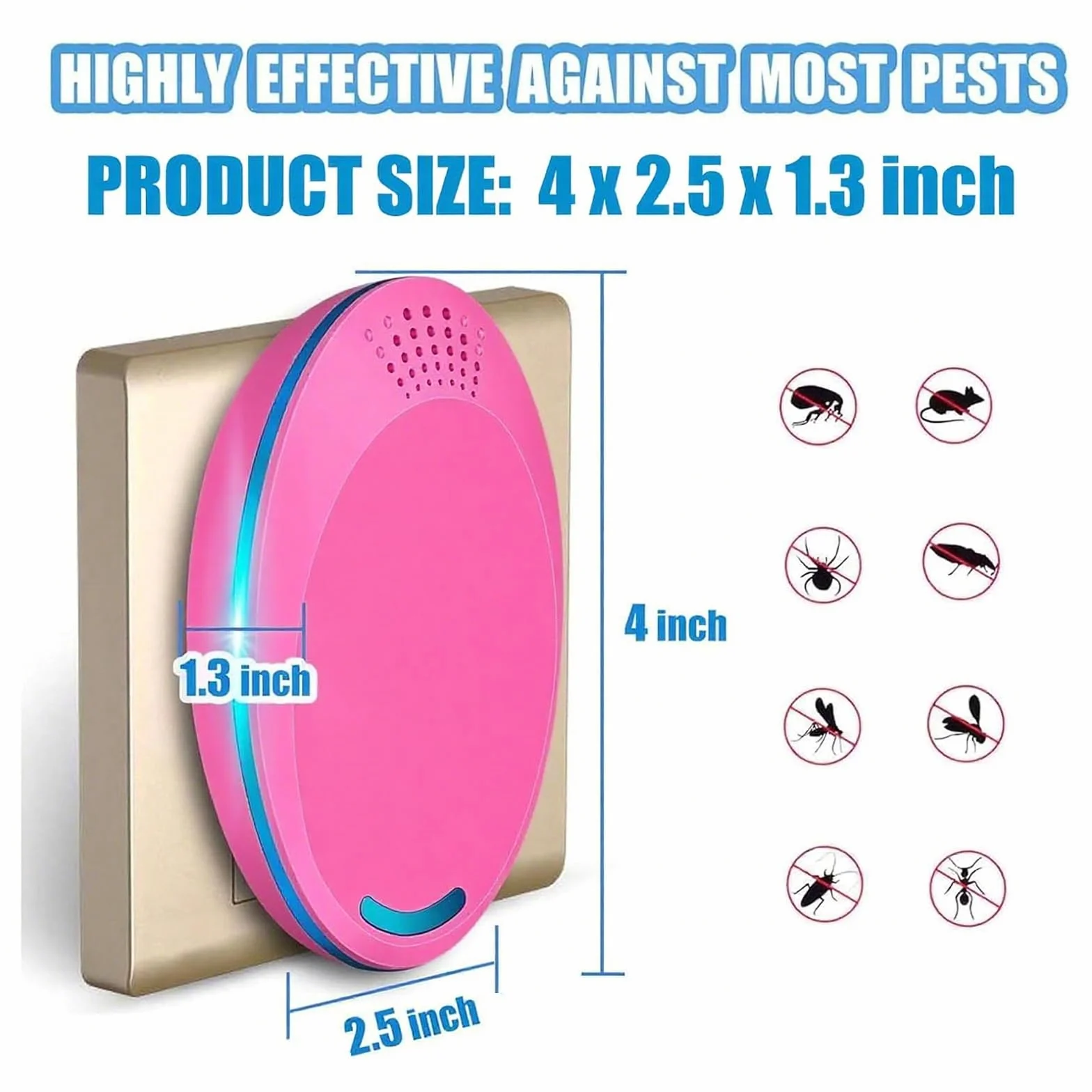 Pink 3 Pack Easy to Use Indoor