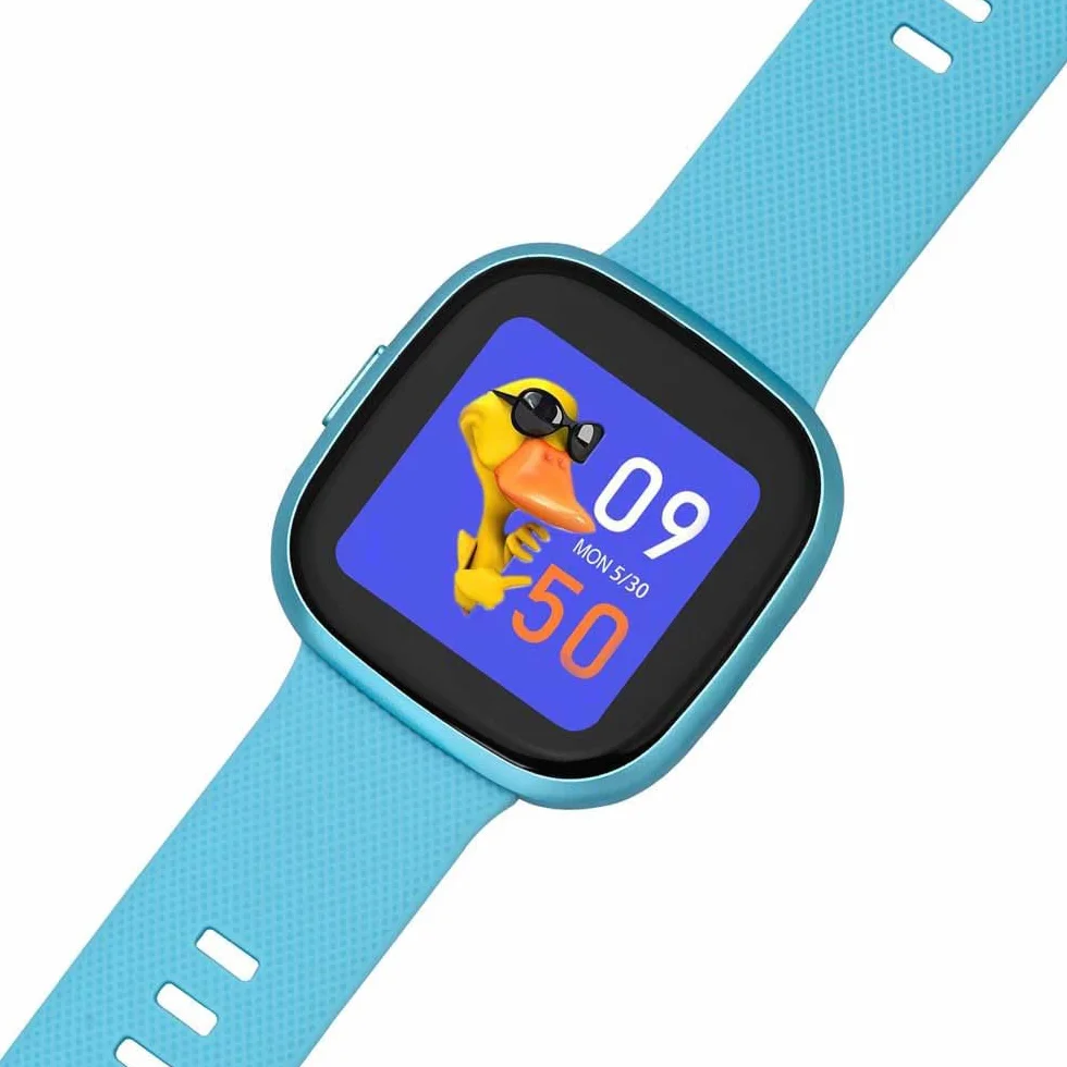 Garett Smartwatch KIDS FIT - Zegarek Smart Dziecięcy - IP67, Bluetooth GPS Fitness Monitor Snu, Aplikacja Trybu Sportowego Krokomierz, Niebieski