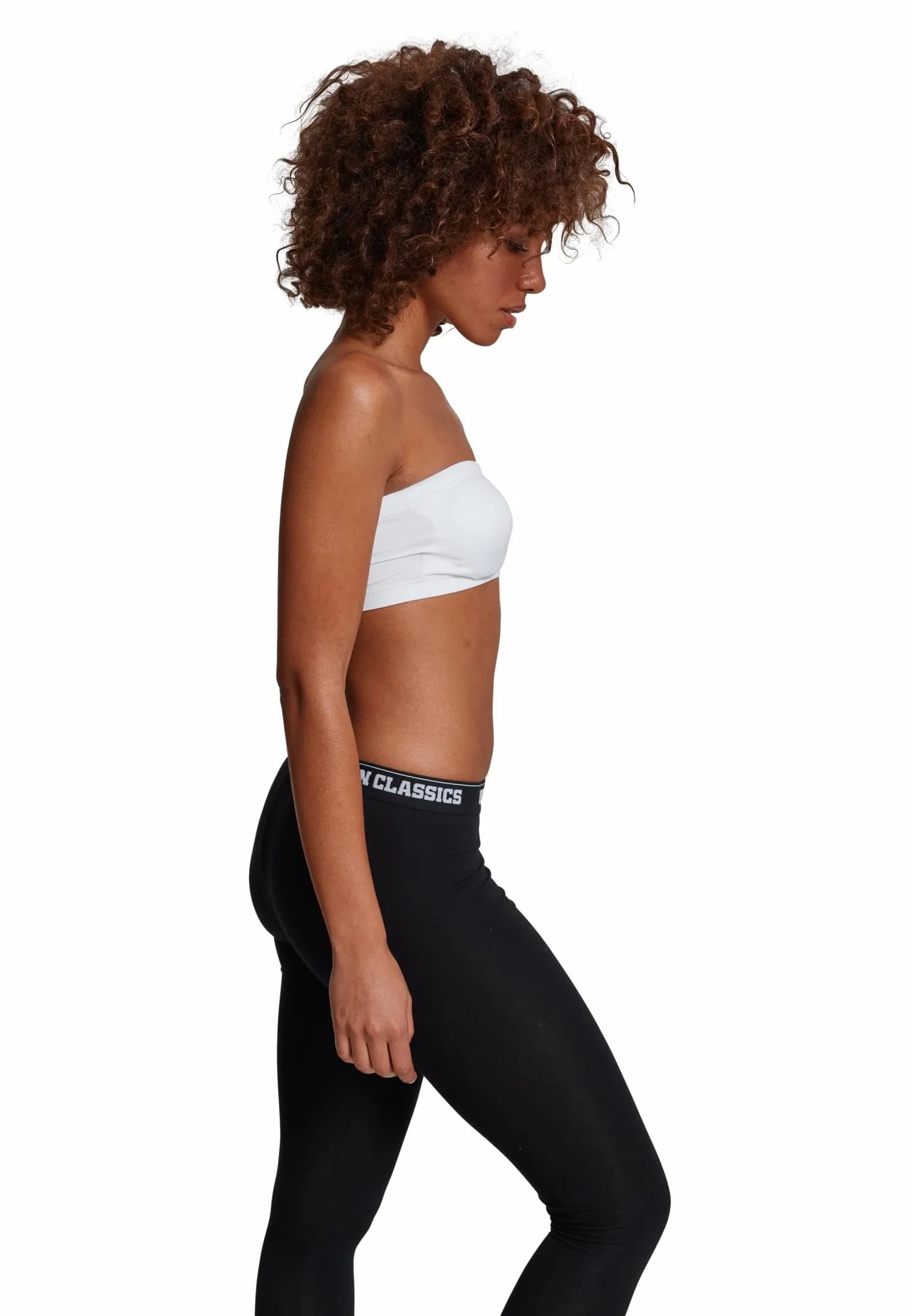 Urban Classics Damskie podkładki Bandeau Top, Biały (biały 220), XL