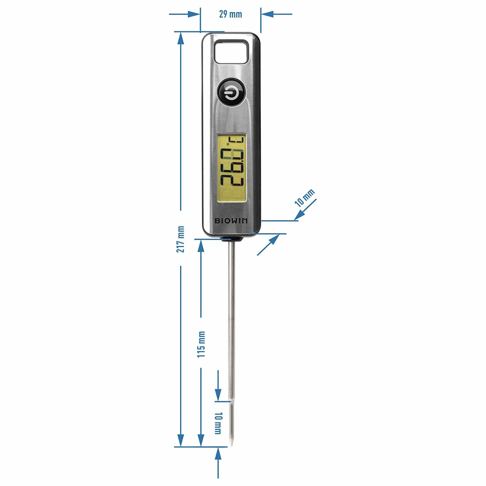 Browin 185109 Termometr kulinarny elektroniczny LCD sonda -50°C do +200°C