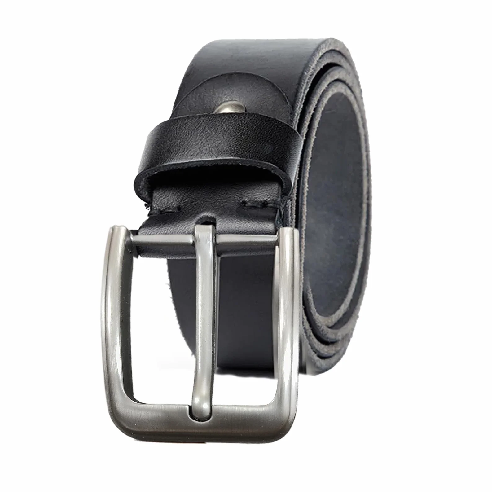 Oykrueats Klamra do paska męska ze stopu cynku, sprzączka paska z litego polerowania, zapasowa klamra 40 mm, jednowarstwowa, kwadratowa klamra do paska, dla mężczyzn i kobiet (srebrna), srebro, NO
