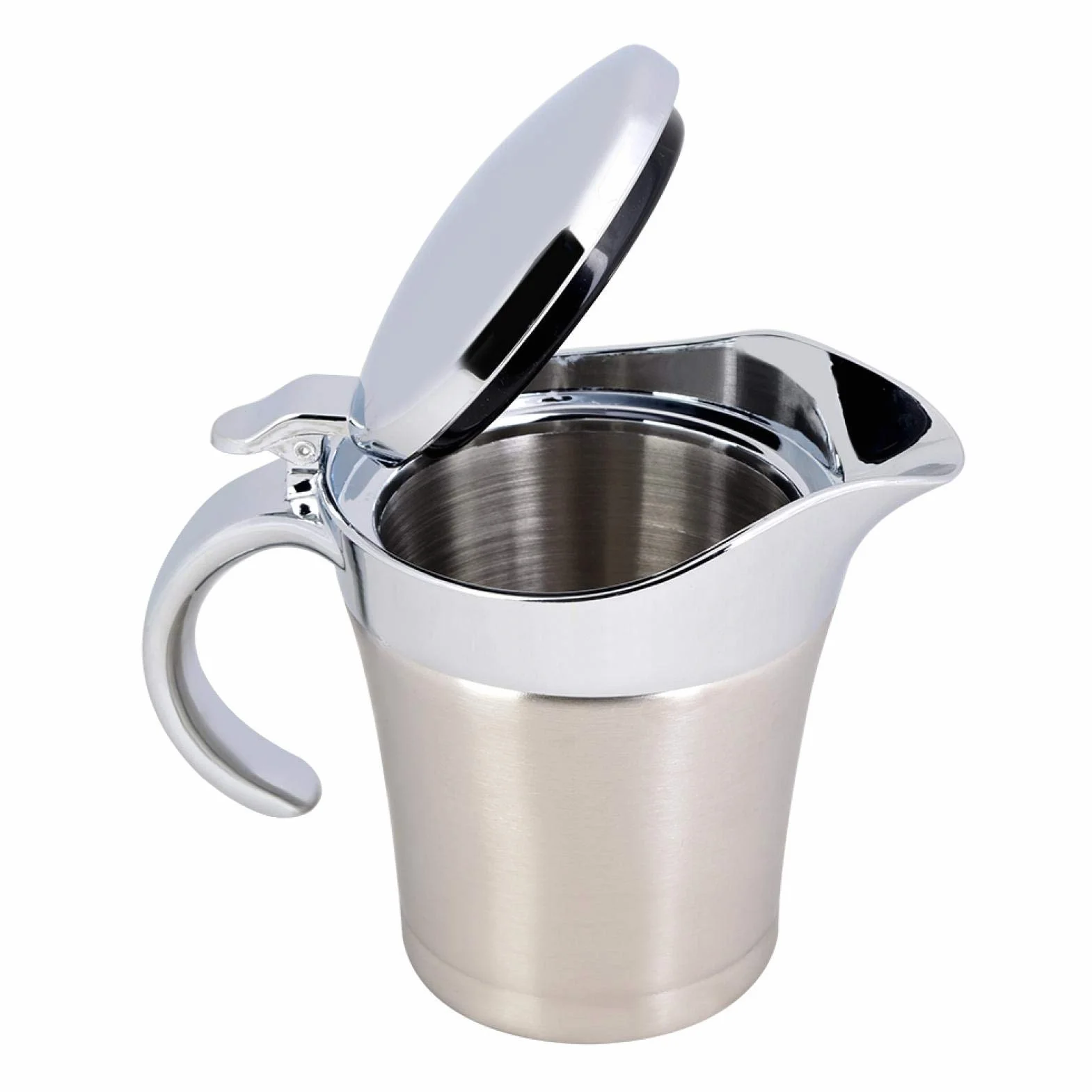 304 Edelstahl Thermosoße Topf Doppelwandige Isolierte Sauciere Servierkanne 450 ML 750 ML