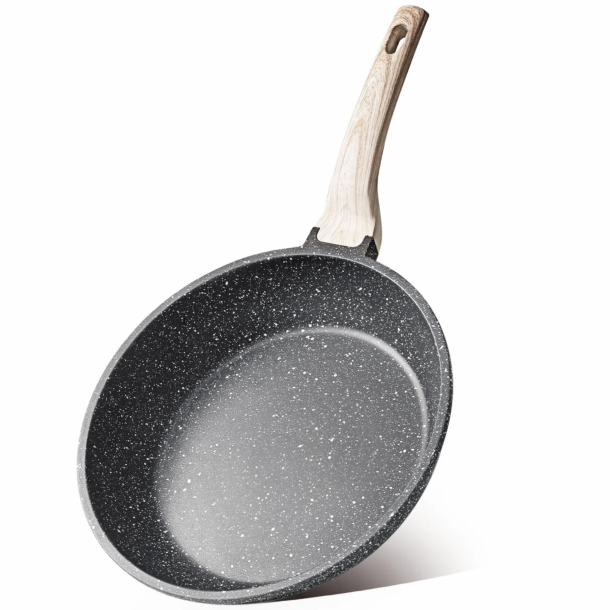 Carote Patelnia nieprzywierająca 20 cm indukcyjne patelnie z uchwytem bakelitowym, patelnia do omletów, patelnia szefa kuchni, bez PFOA, kompatybilne ze wszystkimi kuchenkami