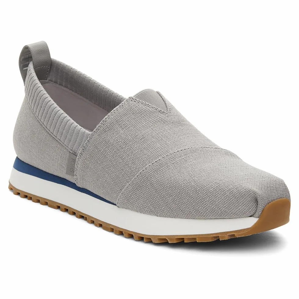 TOMS Męskie buty sportowe Resident 2.0, Mżawka szare płótno dziedzictwa, 44 EU