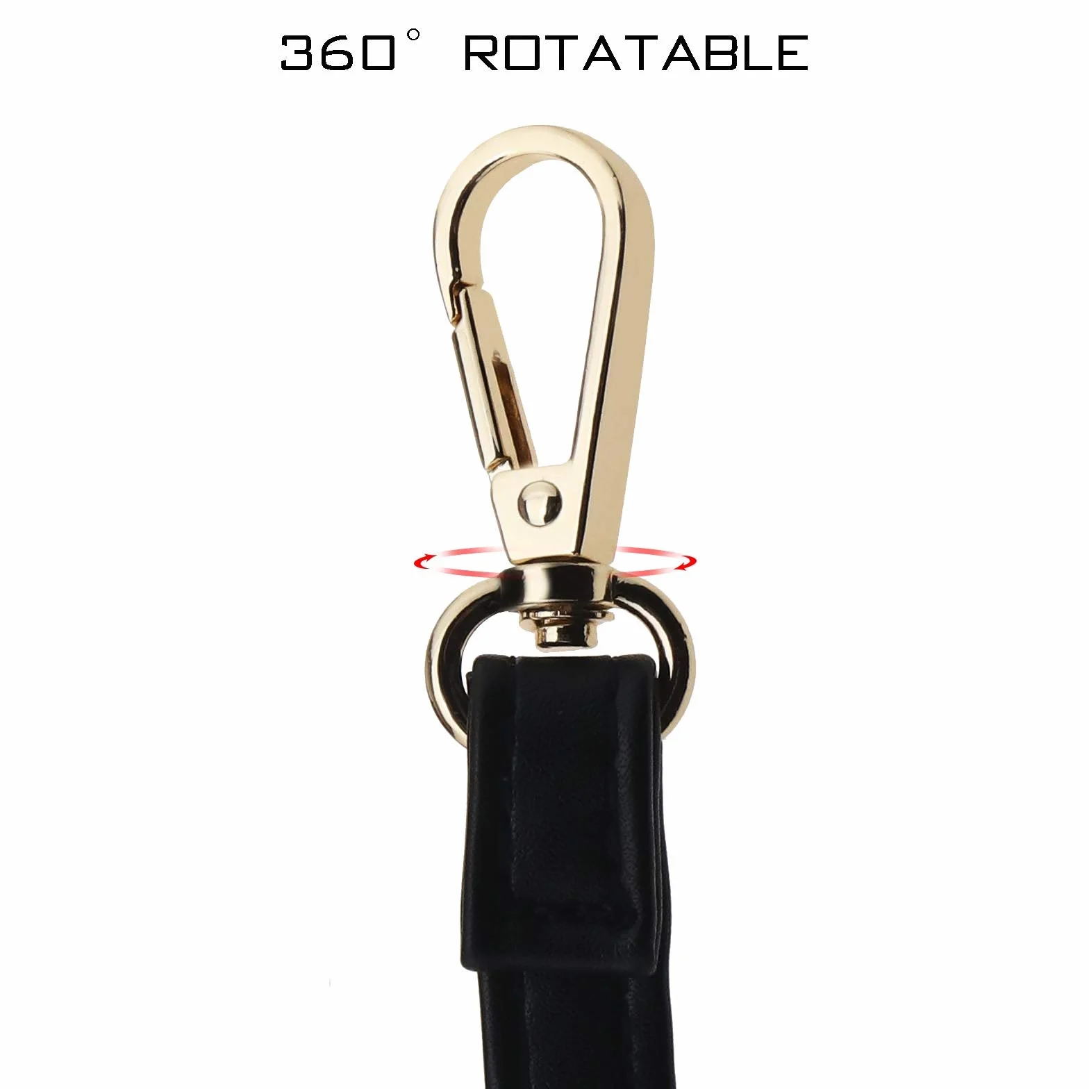 Torebka Pasek PU Szczupła czarna skórzana torba Crossbody Wymiana paska do torebki Torba na ramię Crossbody Regulowana 52-calowa szerokość paska 1,2 cm / 0,4"