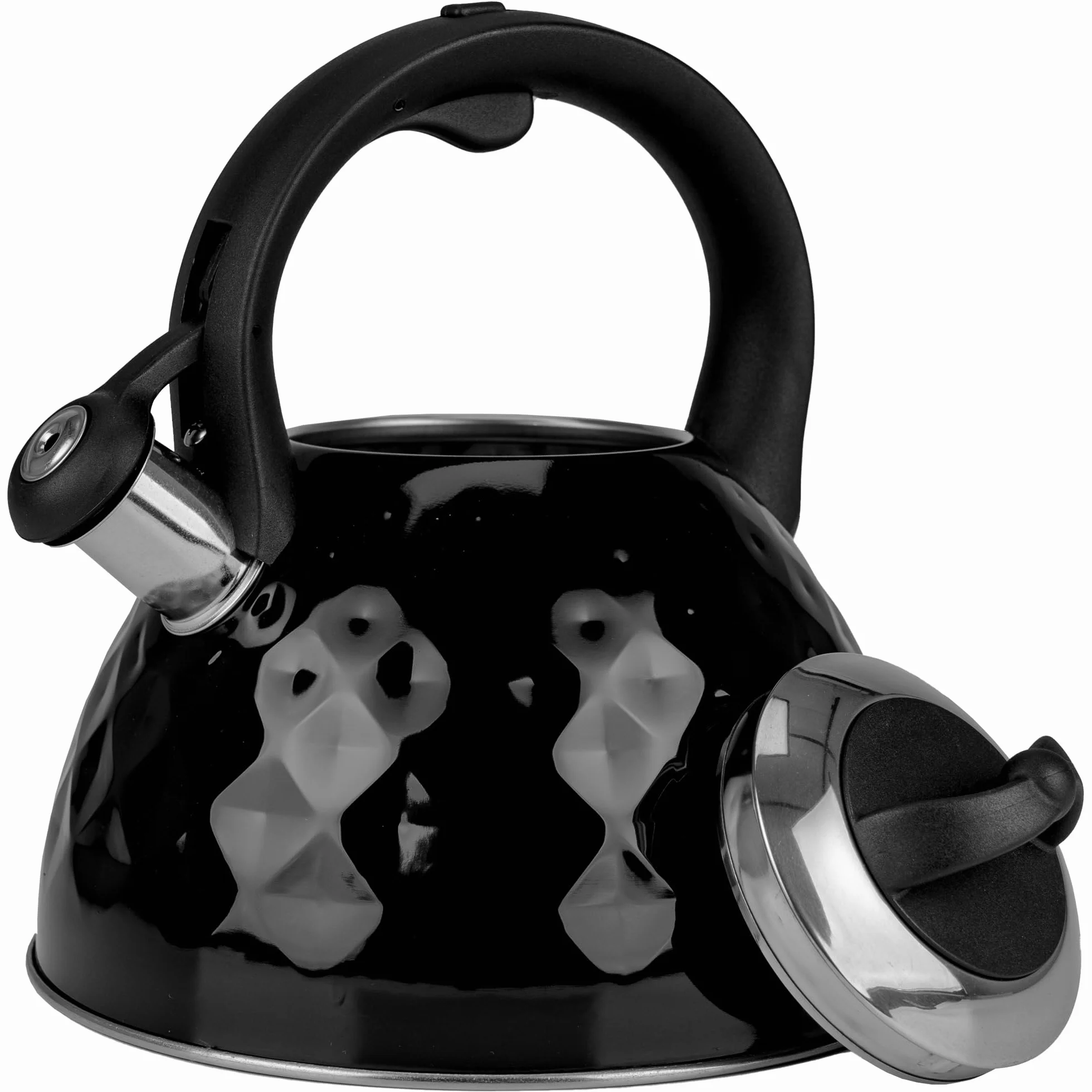 KARL HAUSMANN Czajnik Stalowy 2.5L Czarny Indukcyjny Gazowy Elektryczny Cool-Touch