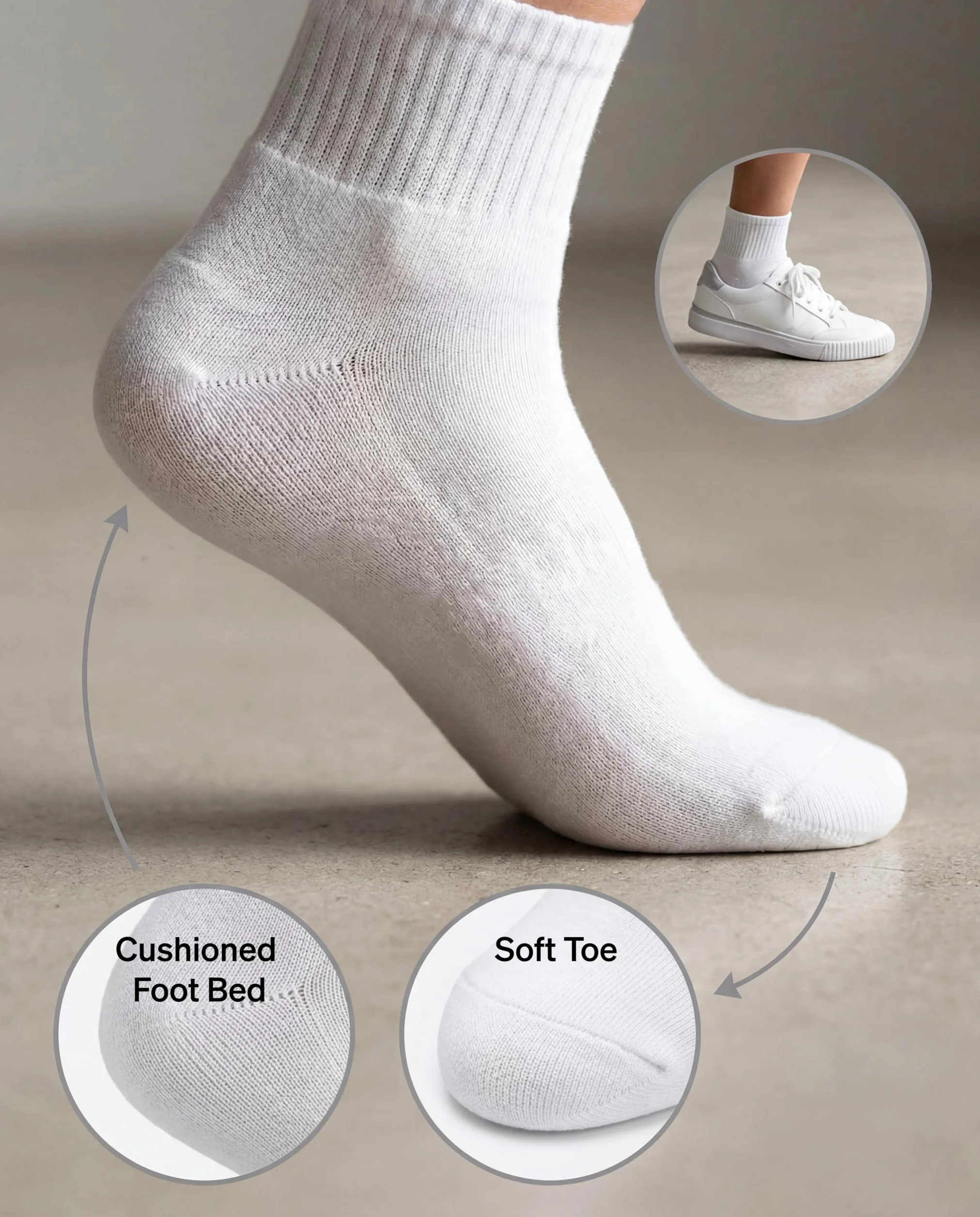 HUE Skarpety Kobiety Mini Crew Sock 6 Pair Pack (6 w zestawie)