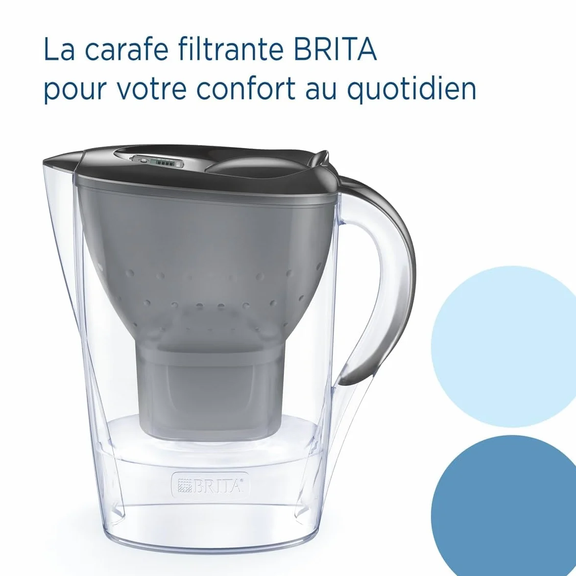 Brita Marella Dzbanek z Filtrem, Grafitowy, 2,4 l