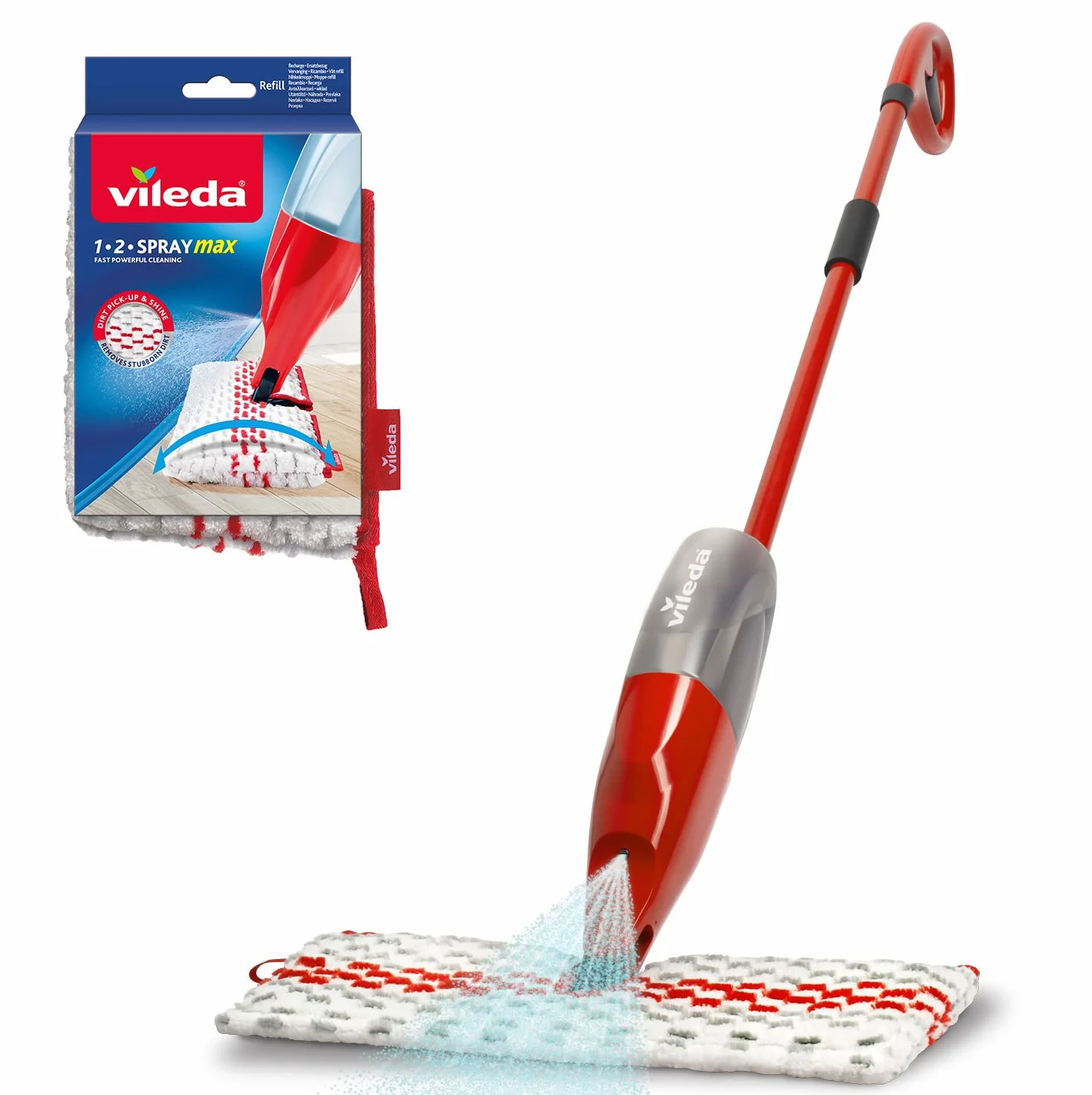 Vileda Mop płaski Ultramax 1-2 Spray ze spryskiwaczem