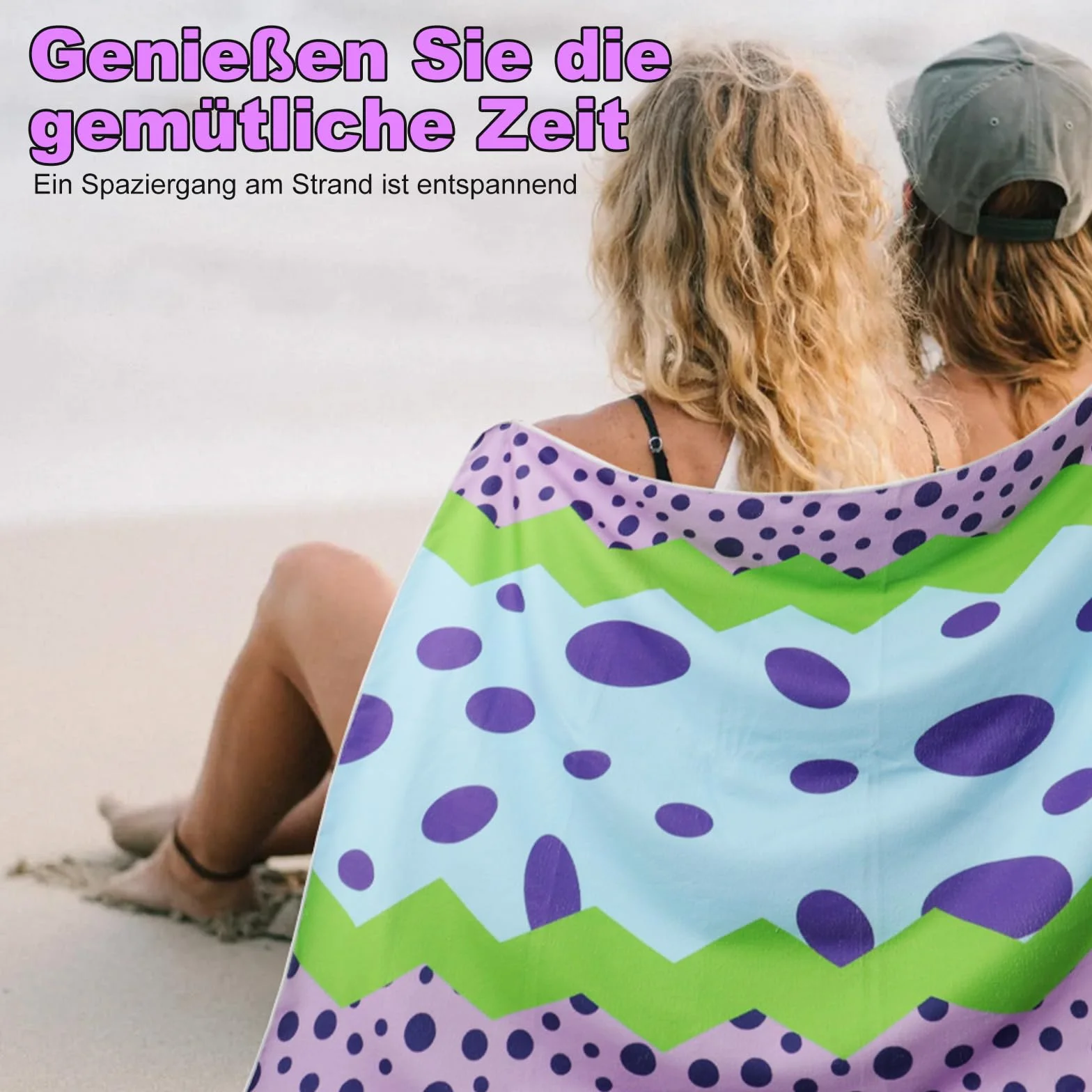 Ręcznik plażowy z mikrofibry 150 x 75 cm dla dzieci spersonalizowany szybkoschnący