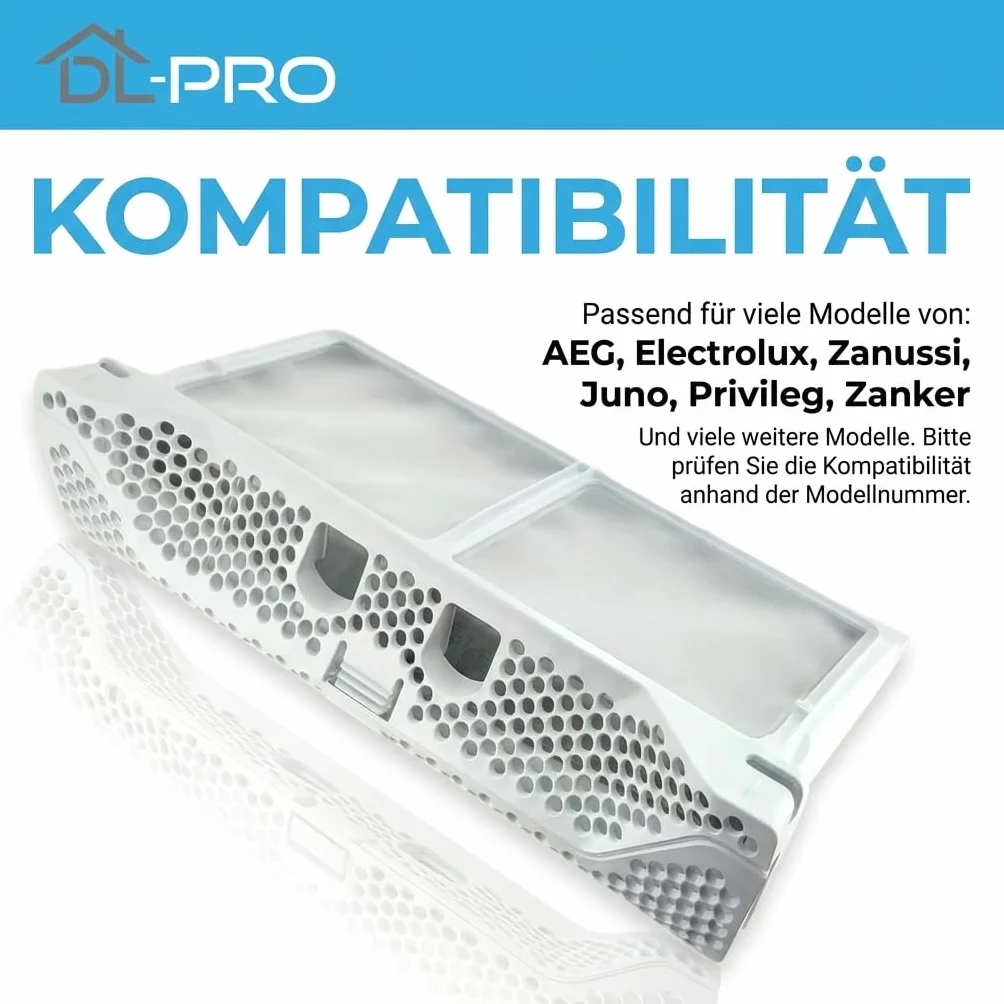Siatka do filtra 335x170x88mm do AEG Electrolux 807453901/9 do suszarki pralko-suszarki