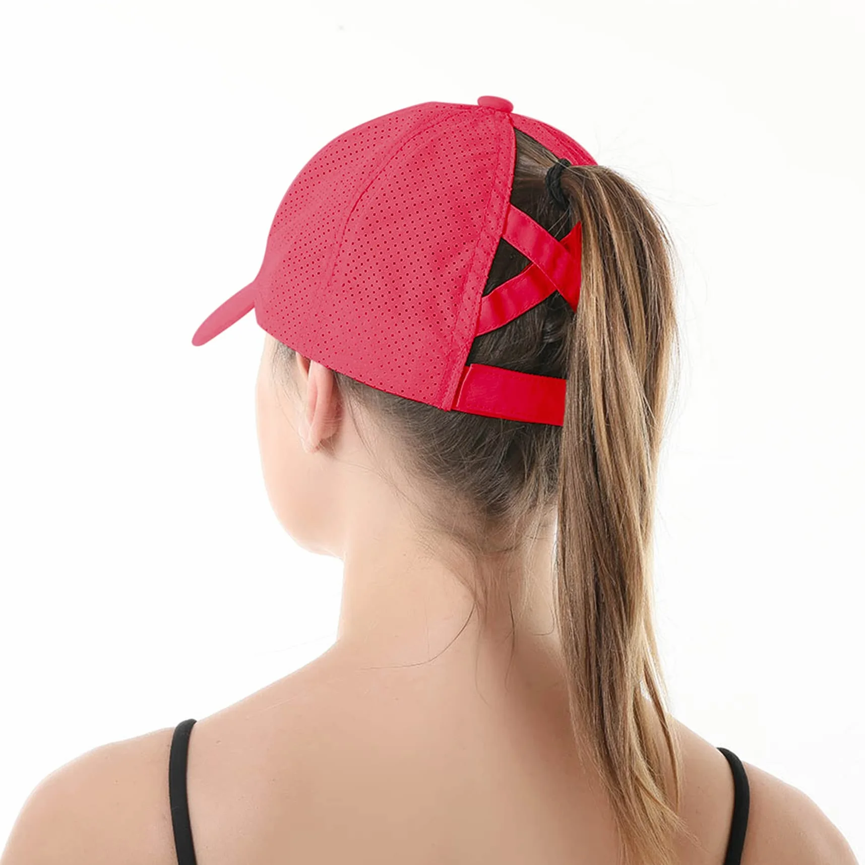 Basecap damska czapka z daszkiem na lato, z siateczki, czapka bejsbolowa, szybkoschnąca, oddychająca, lekka, chroniąca przed słońcem, regulowana czapka bejsbolowa, damska czapka rekreacyjna