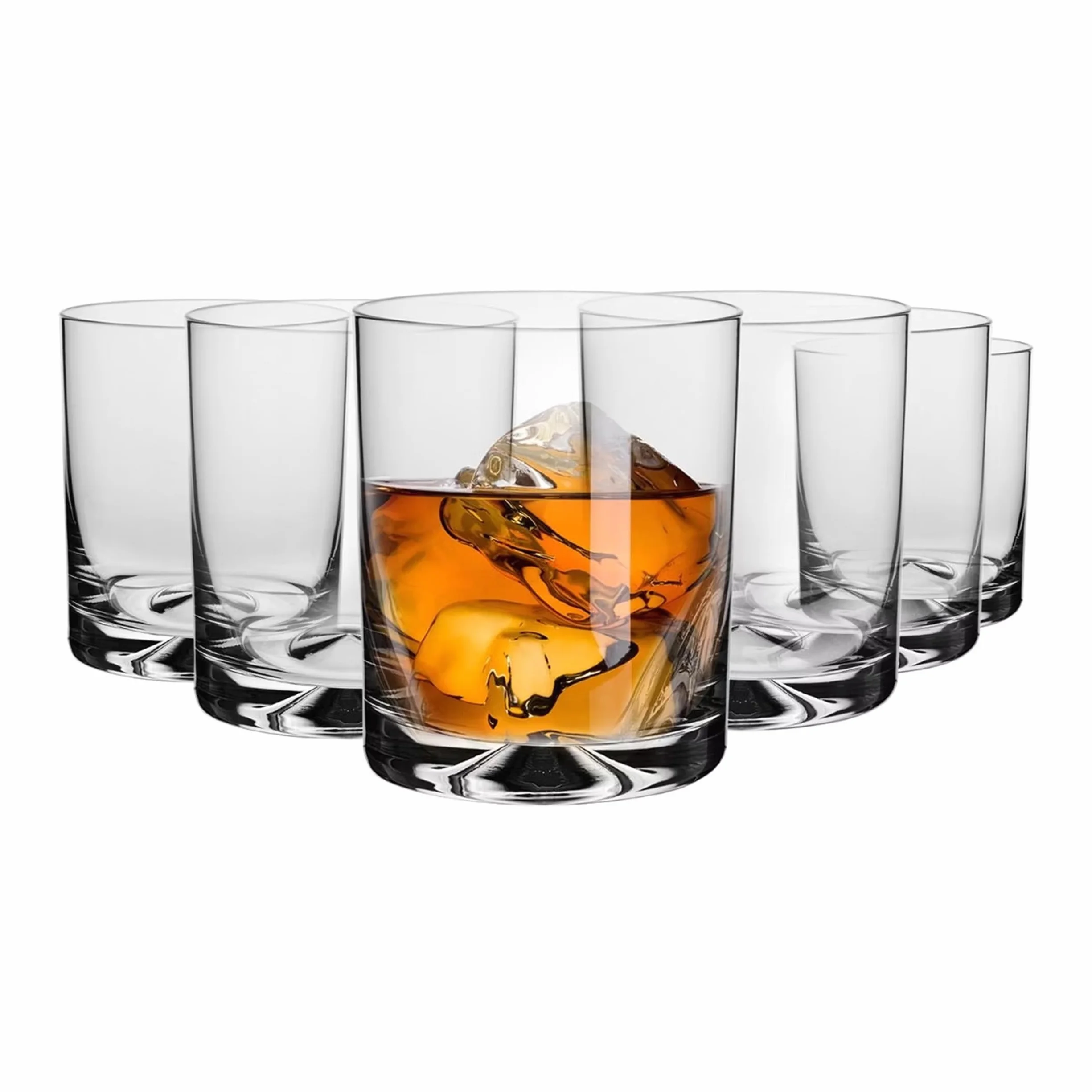 KROSNO Szklanki do Whisky | Zestaw 6 szt. | 260 ML | Kolekcja Mixology | Idealne do Domu, Restauracji i na Przyjęcie | Można Myć w Zmywarce