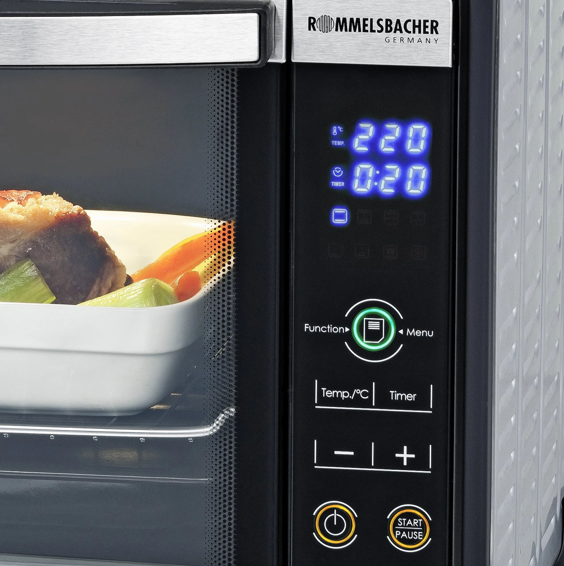 Rommelsbacher BG 950 Speedy mini piekarnik 30 l stal nierdzewna
