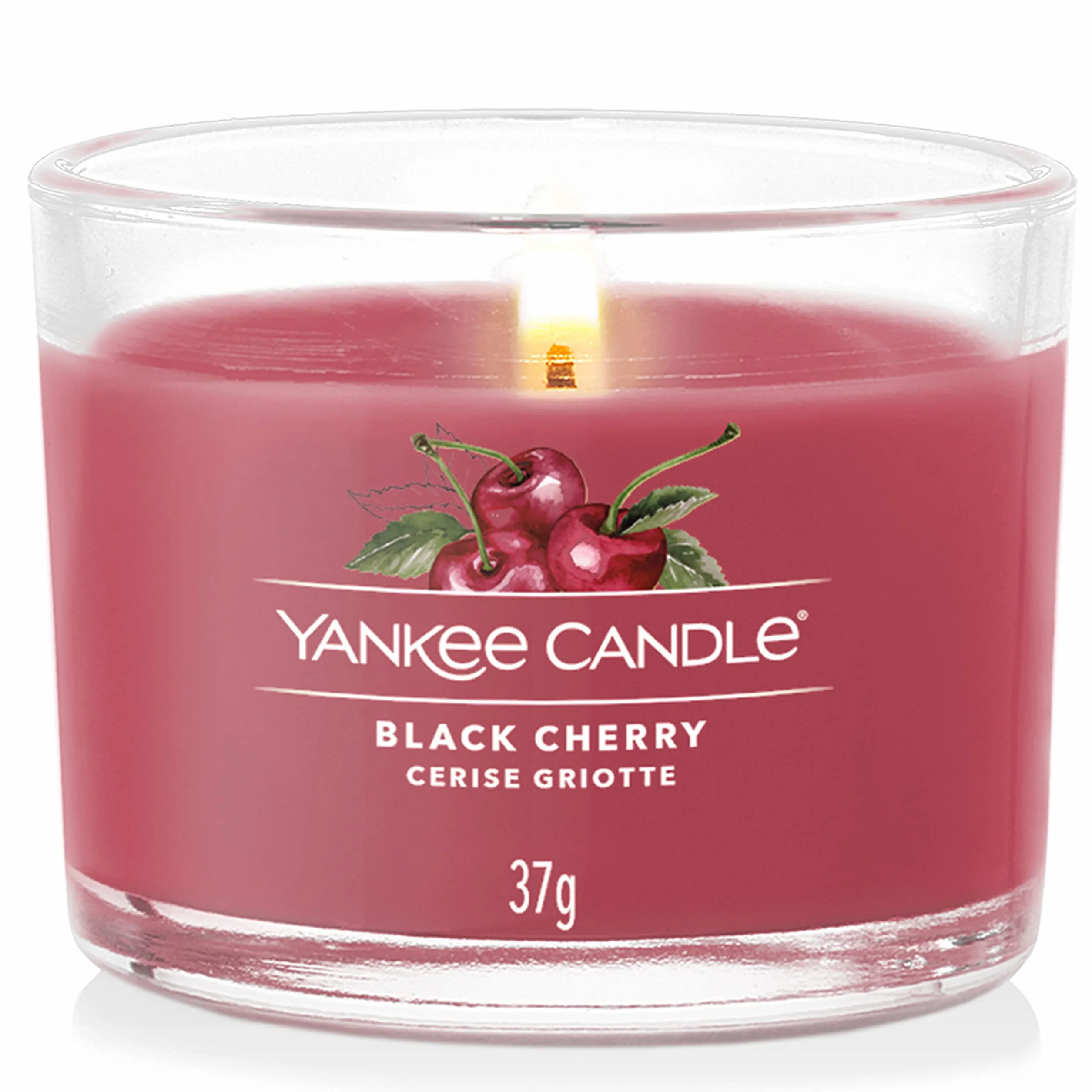 Yankee Candle Świece zapachowe zestaw upominkowy czarna wiśnia wosk sojowy 3 sztuki