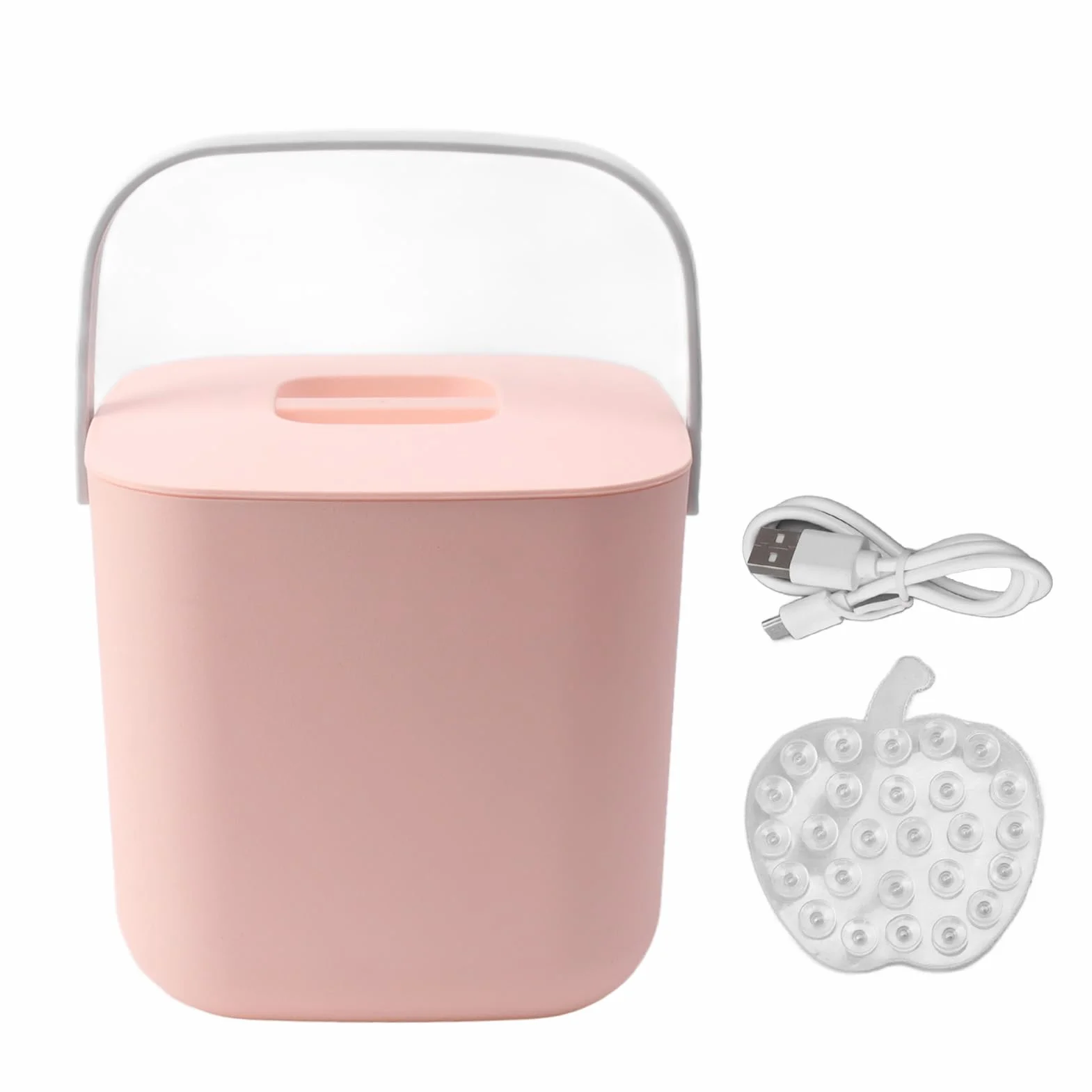 Mini zmywarka do naczyń owocowych 18W różowa