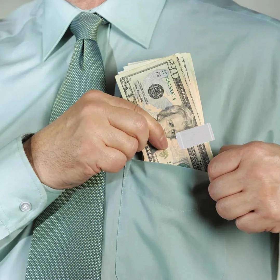 6 szt. Klips na pieniądze ze stali nierdzewnej na banknoty, dokumenty, zdjęcia, faktury itp., wytrzymałe, trwałe, wygodne i praktyczne