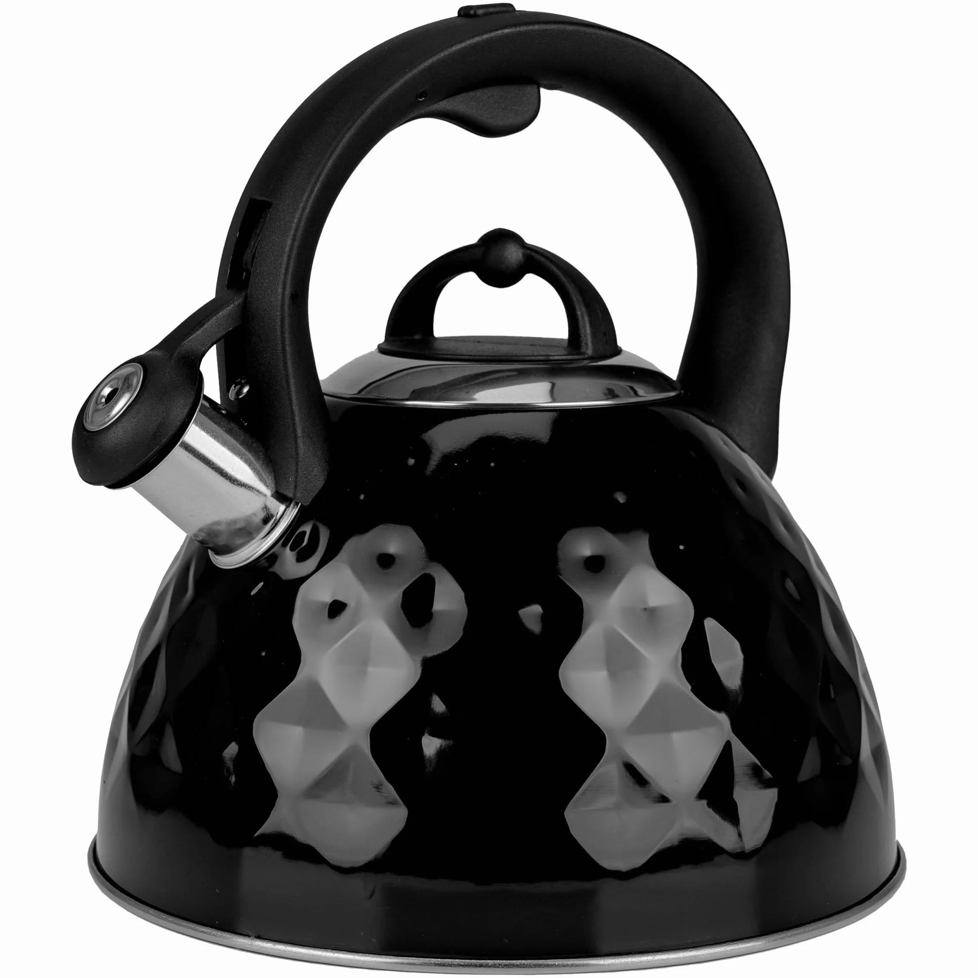 KARL HAUSMANN Czajnik Stalowy 2.5L Czarny Indukcyjny Gazowy Elektryczny Cool-Touch