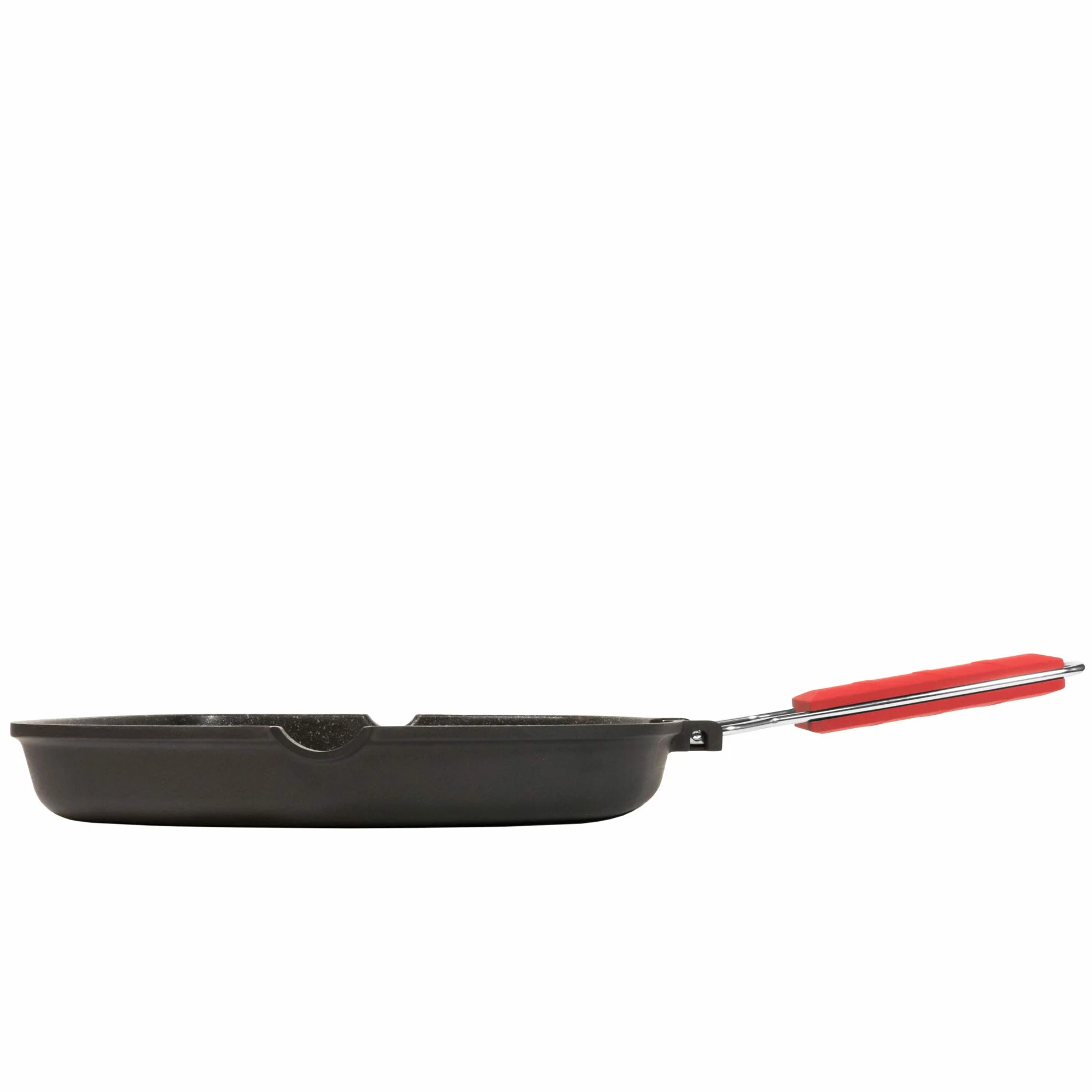 Moneta Patelnia Grillowa Aluminiowa 24 cm Czarna
