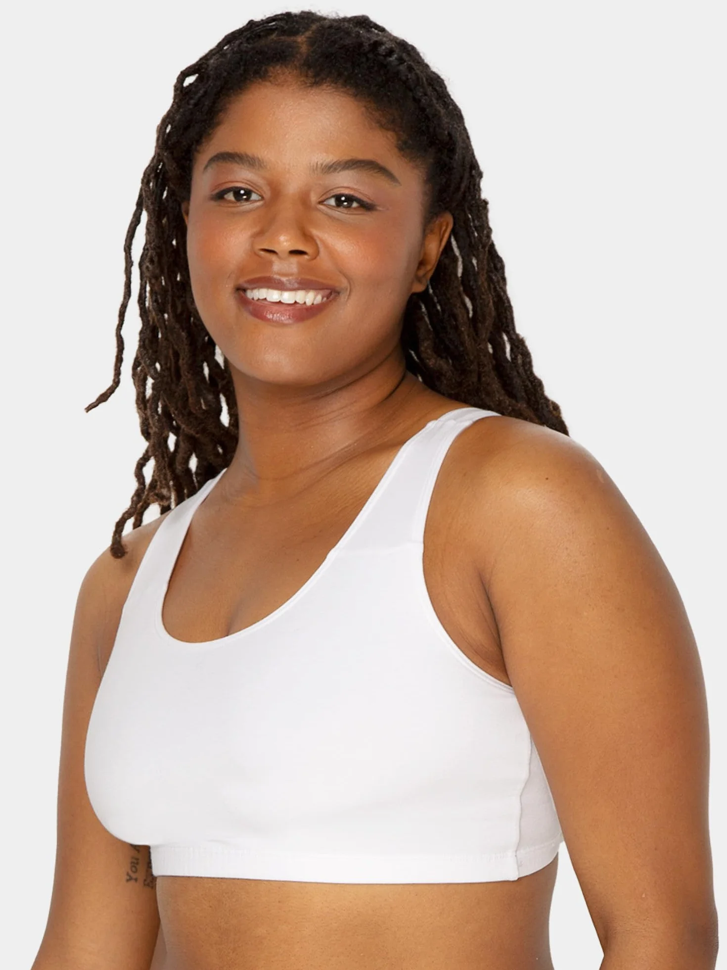 Fruit of the Loom Biustonosz sportowy Kobiety Tank Style Cotton Sports Bra (4 w zestawie)