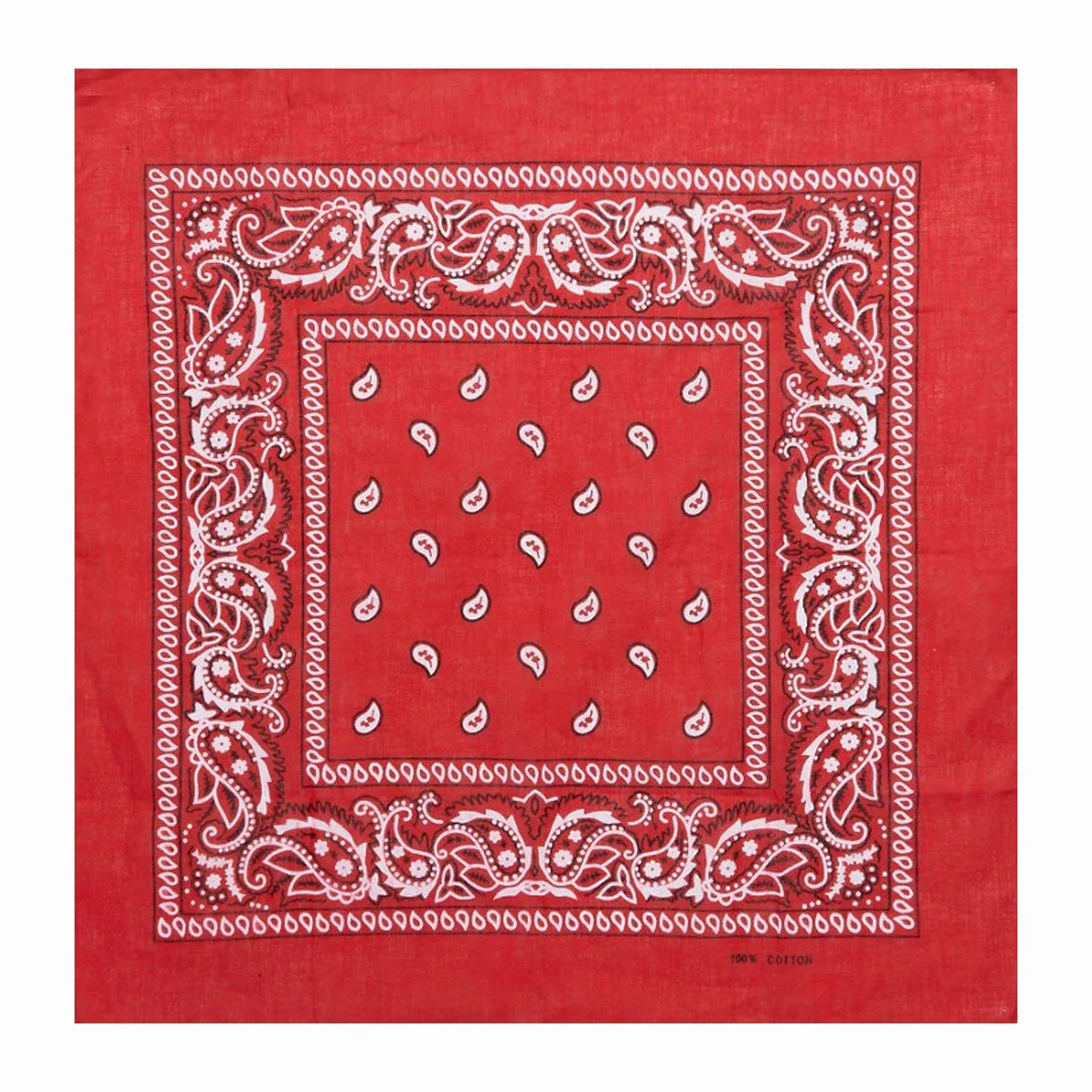 Snner Zestaw 3 bandan Paisley : czerwony, biały, czarny - jeden rozmiar