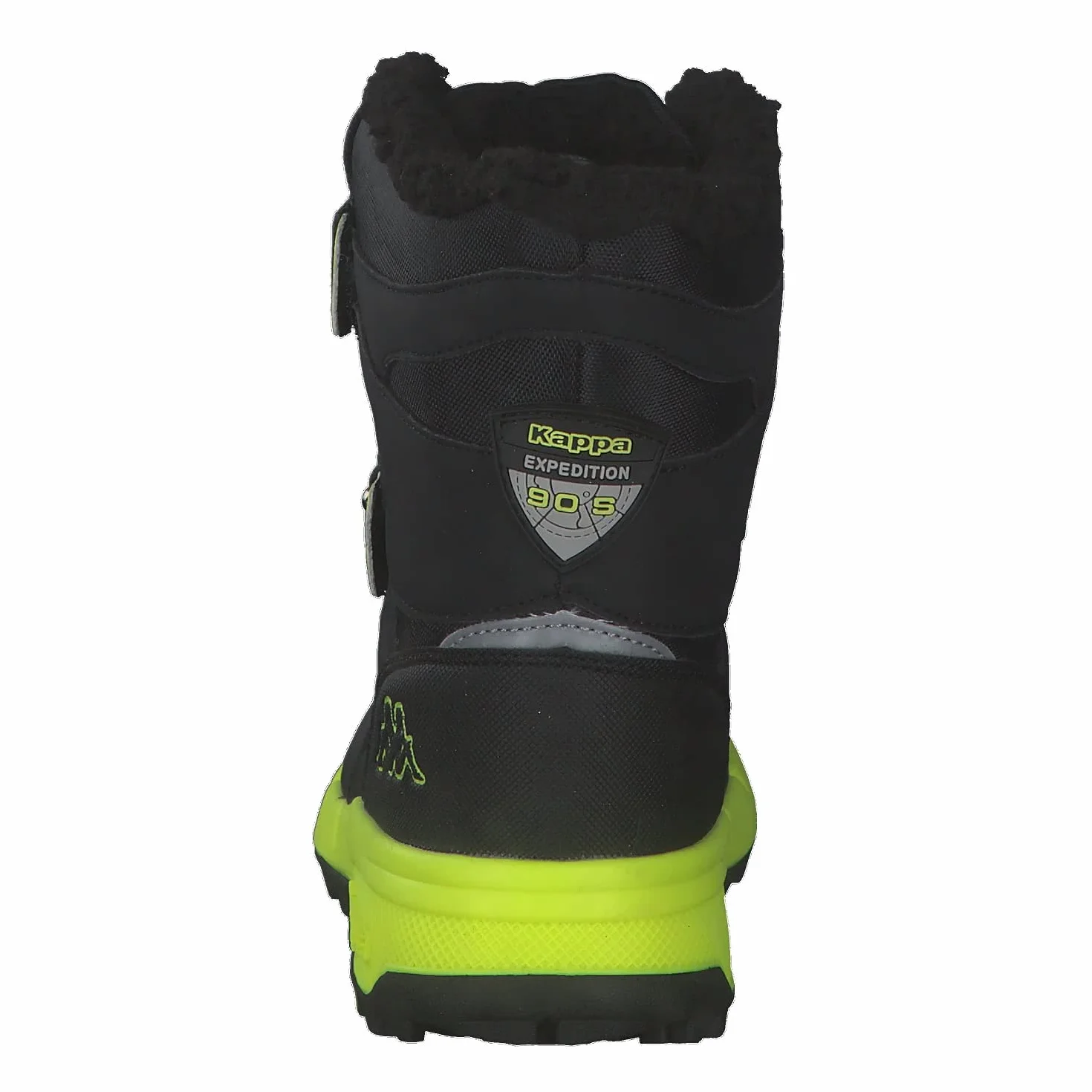 Kappa Dziecięce buty zimowe, uniseks, Black Lime, 33 EU