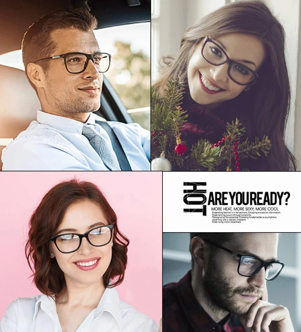 ALWAYSUV Fashion Classic Vintage TR90 okulary ramowe pełnoformatowe przezroczyste soczewki prostokątne okulary nerd dla kobiet/mężczyzn