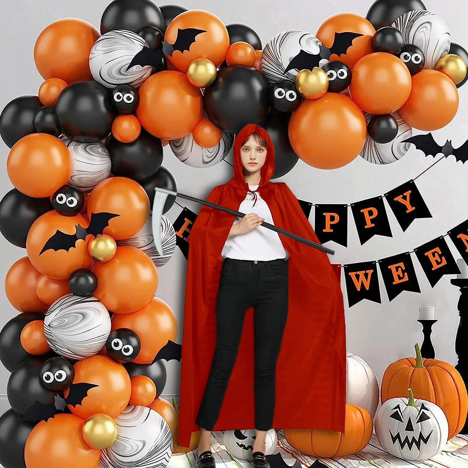 MIVAIUN Czerwona peleryna, czarownica, akcesoria do cosplay, dla dorosłych, na Halloween, fantazyjny kostium, płaszcz dla dorosłych, na imprezę, fantazyjny kostium, maskaradę, czerwony, 140 cm