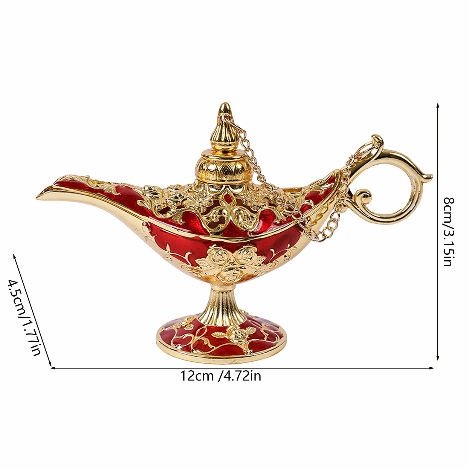 Lampa arabska Aladyn Vintage metalowa rękodzieło klasyczna ozdoba
