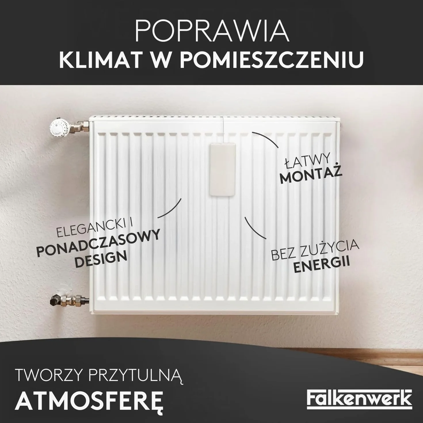 FALKENWERK nawilżacz uniwersalny z elastycznym hakiem 3 sztuki