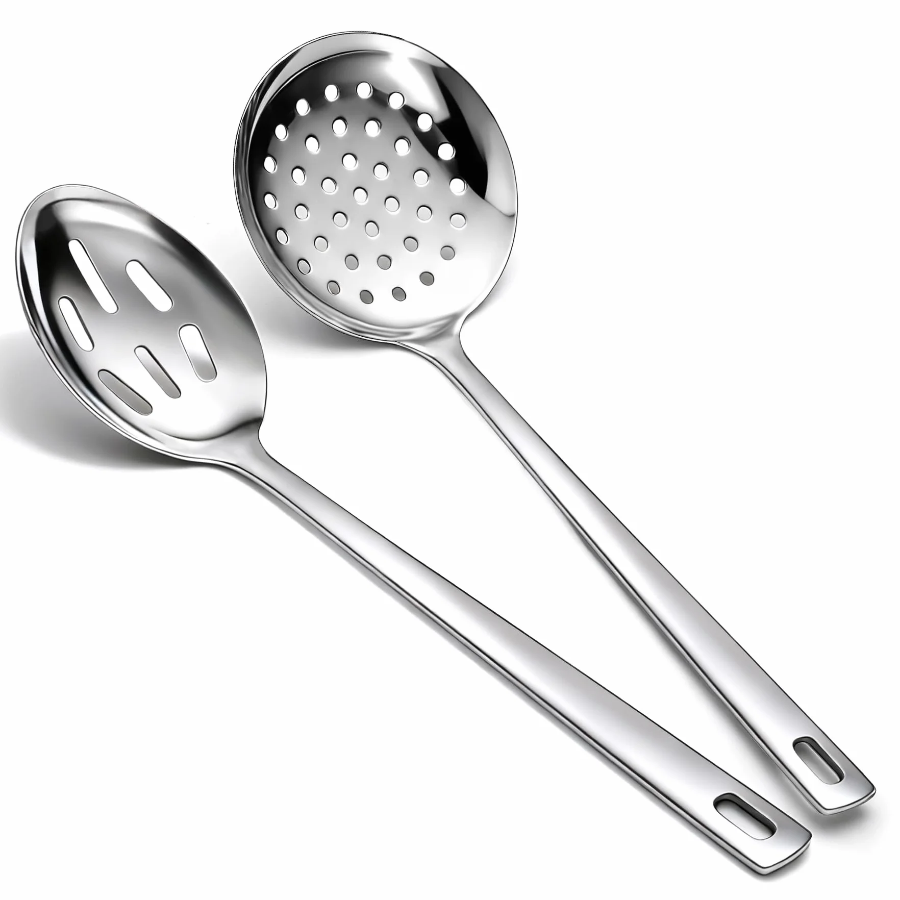 Berglander Zestaw 2 Łyżek Cedzakowych 33 cm Stal Nierdzewna Spożywcza