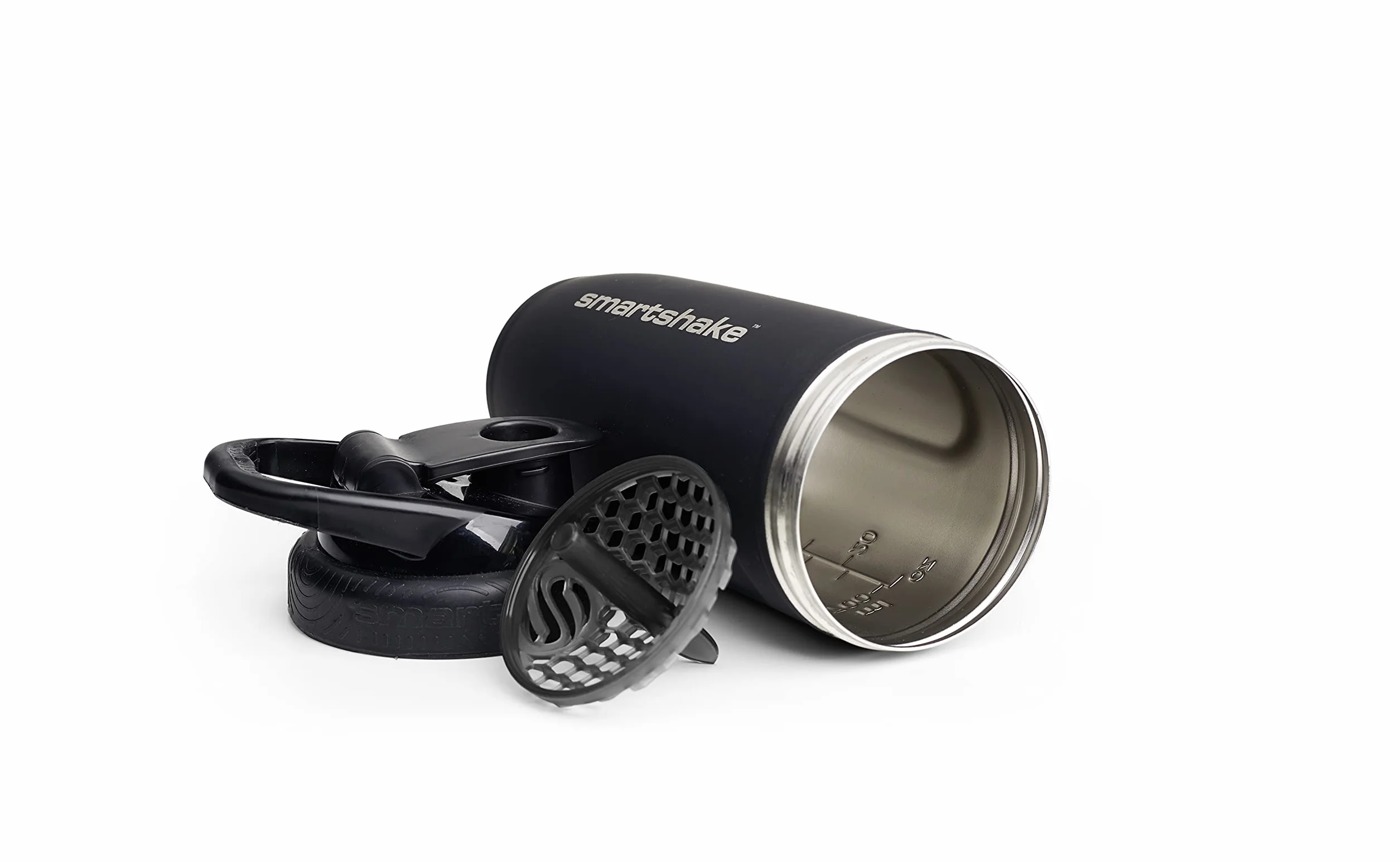 Shaker Ze Stali Nierdzewnej SmartShake Reforce 900 ml Czarny