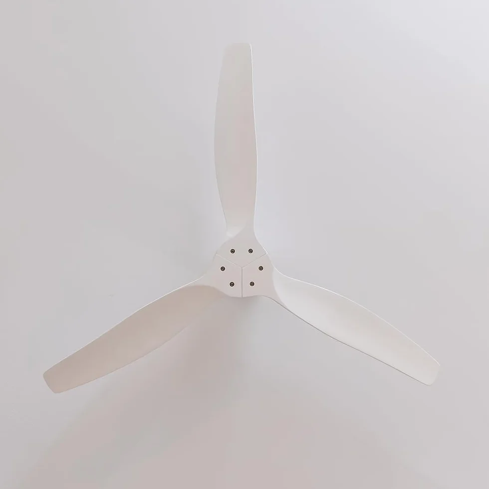 Cecotec Wentylator sufitowy EnergySilence Aero 5400 Classic White & White, 40 W, 3 łopatki, 6 prędkości, timer 8h, tryb zimowy/letni