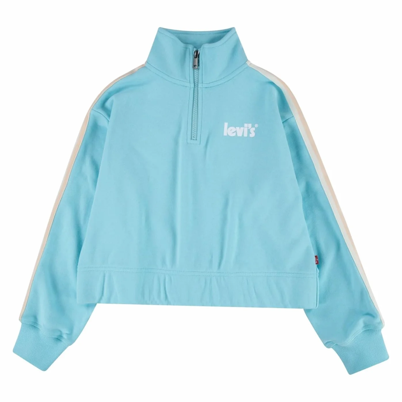 Levi's Bluza z kapturem Dziewczynki Lvg Pół Zamek Błyskawiczny W/Taping 4ee398