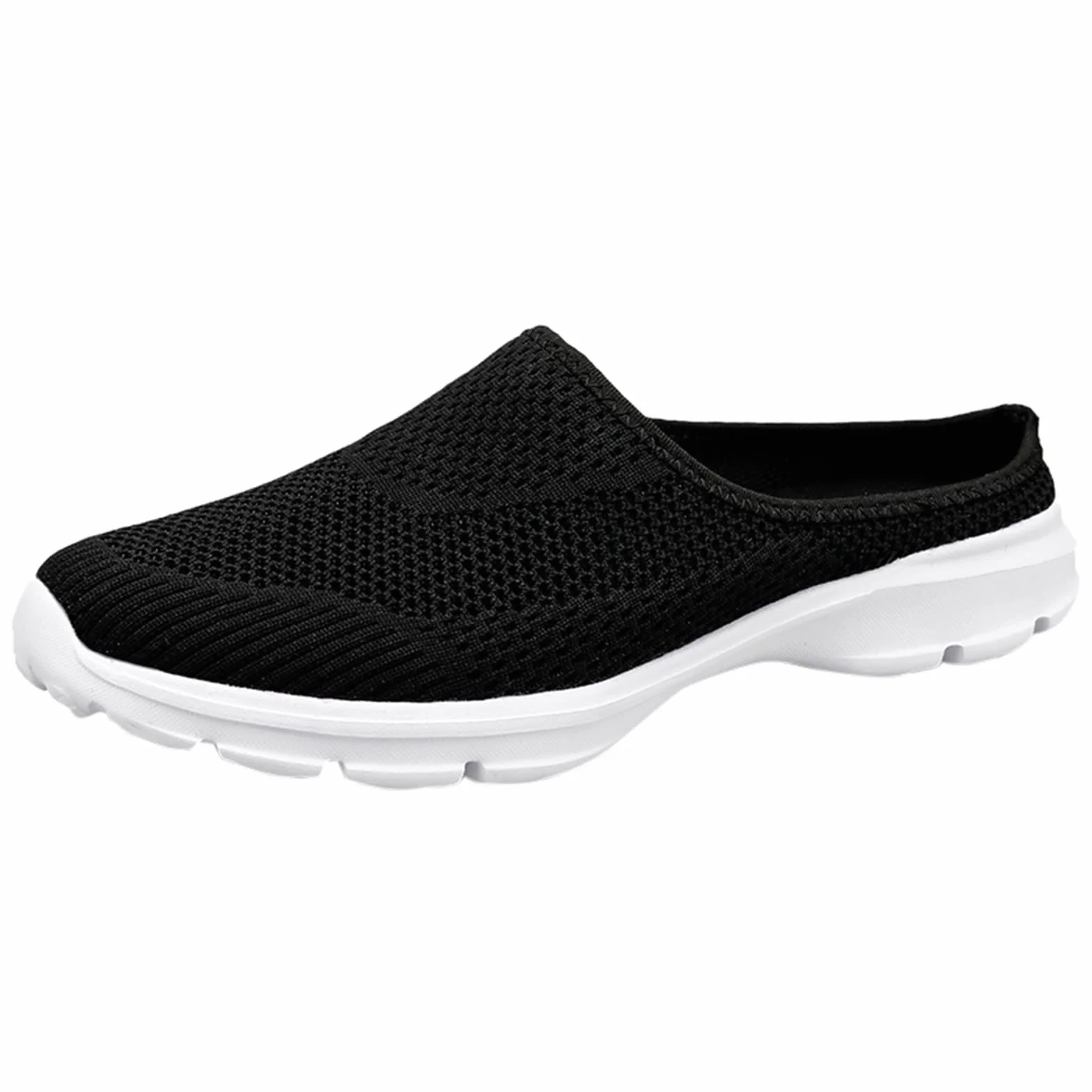 Damskie oddychające buty na co dzień uniseks lekkie buty robocze sportowe oddychające wsuwane buty robocze damskie trampki na koturnie