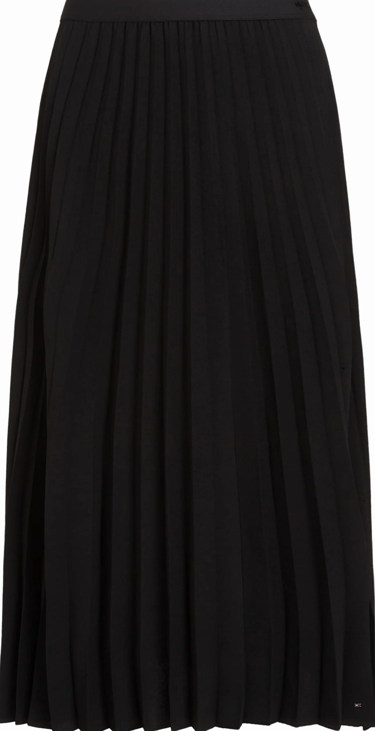 Tommy Hilfiger Płynna plisowana spódnica MIDI WW0WW43886 Kobiety Fluid Pleated Pull On Midi Skirt Ww0ww43886
