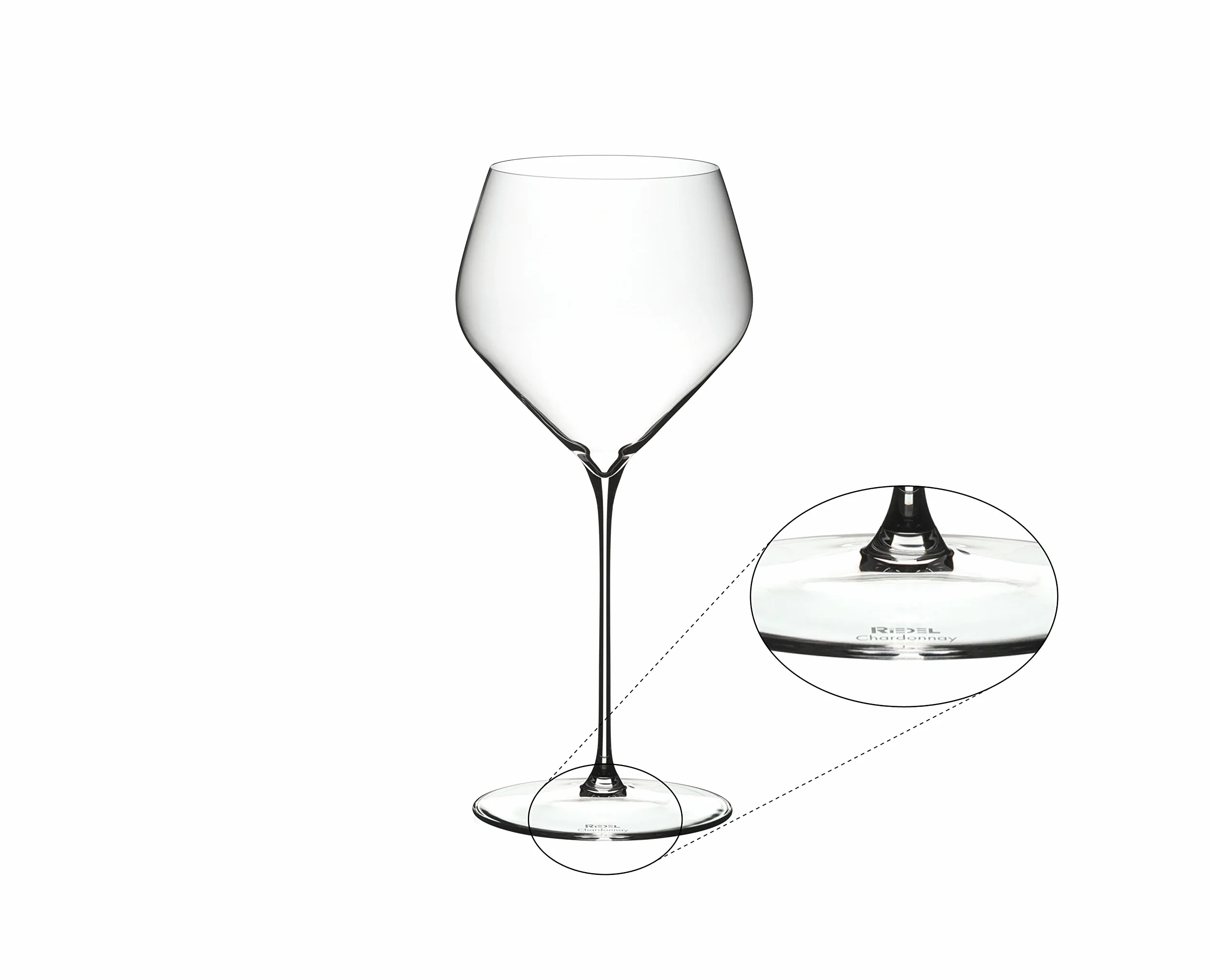 Riedel Veloce Calice Chardonnay 69 Cl Set 2 Pz In Vetro Cristallino