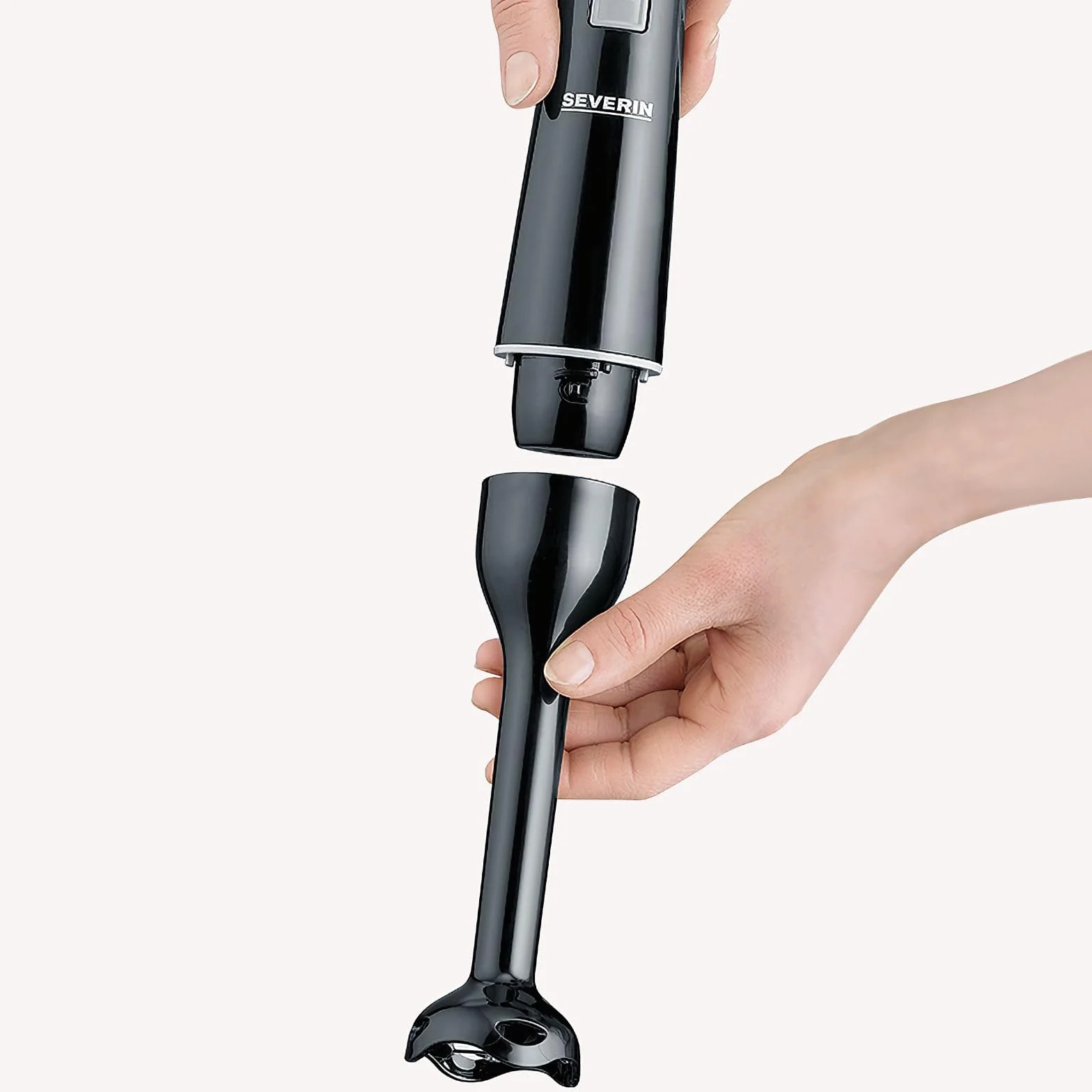Severin blender ręczny SM 3770, z funkcja turbo, w 100% wolny od BPA, ze zdejmowaną końcówką mieszającą, moc 170 W, tworzywo sztuczne