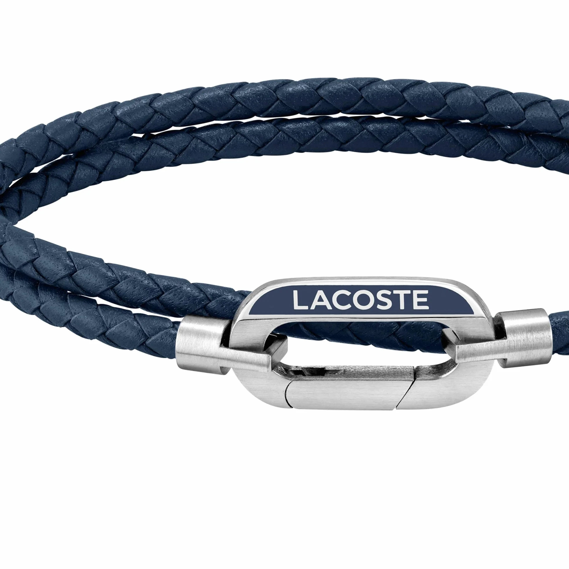 Lacoste Męska skórzana bransoletka z kolekcji STARBOARD dostępna w kolorze niebieskim, zielonym i brązowym, Jeden rozmiar, Skóra, Bez kamieni szlachetnych