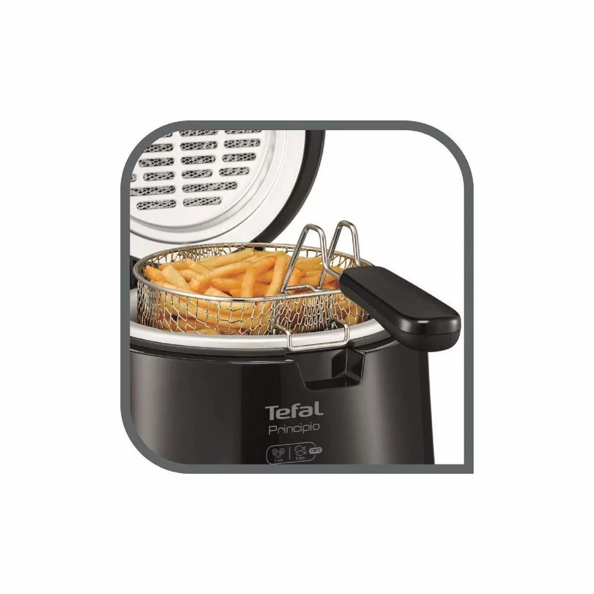 Tefal Principio, FF230831 Frytkownica, 1.2 l, Czarny