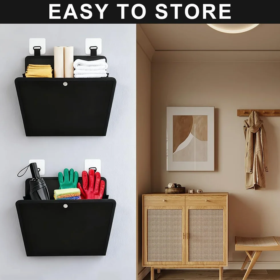 Organizer na drzwi przyczepy kempingowej 30x30 cm wiszący uchwyt na buty samoprzylepny