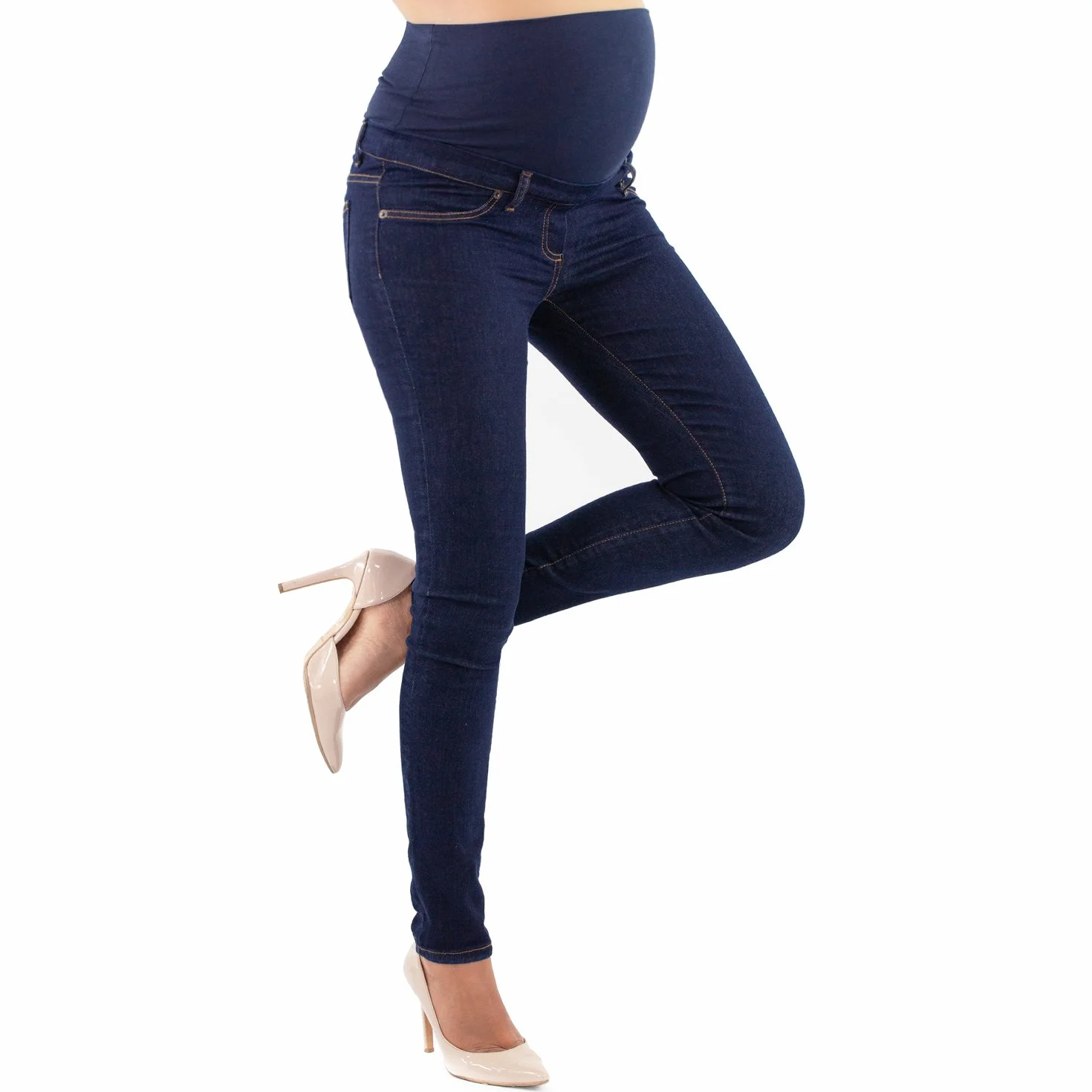 MAMAJEANS Mediolan Deluxe - Dżinsy ciążowe Kobiety