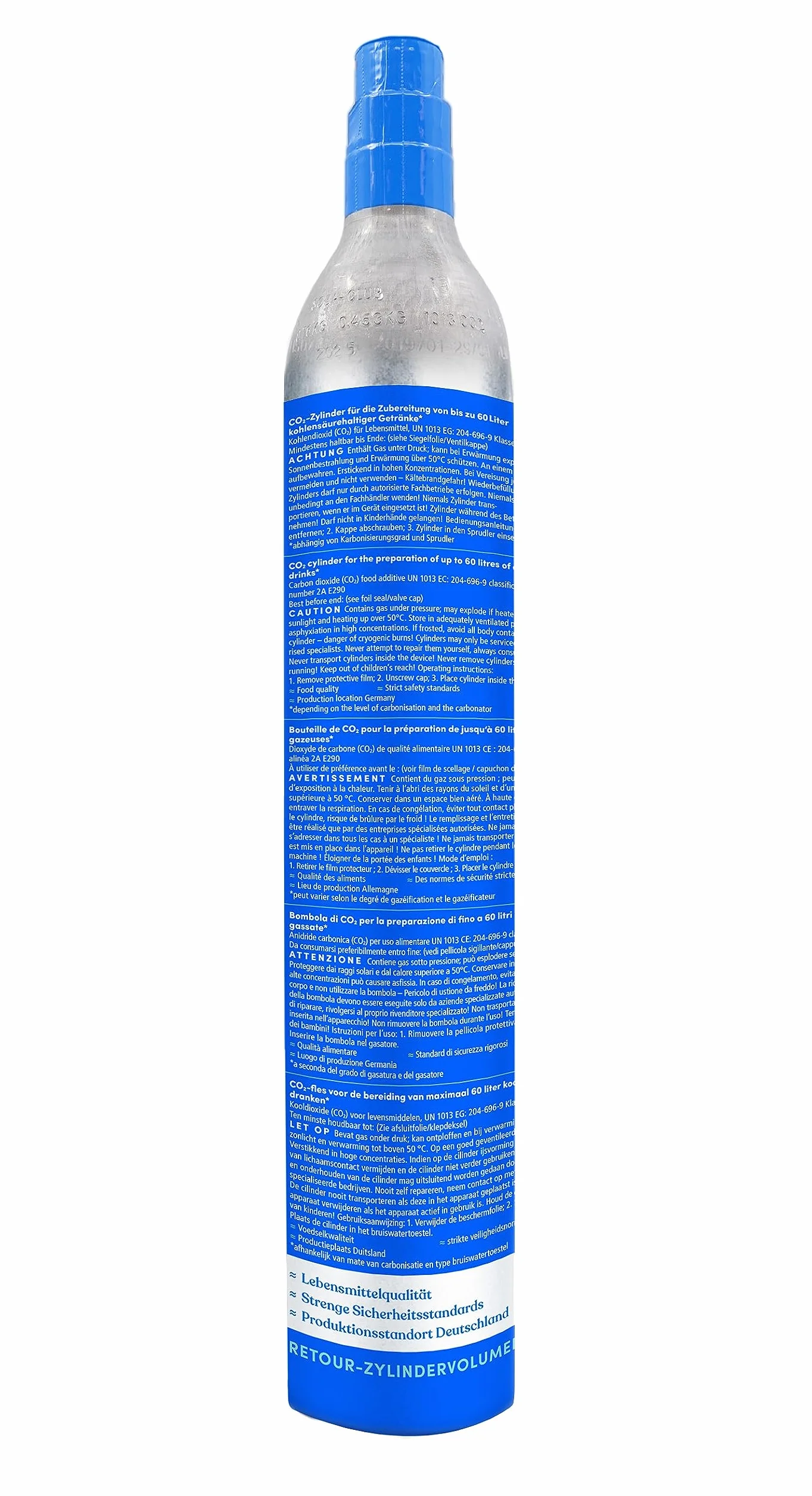 Sodapop Uniwersalny cylinder CO₂ 425 g do saturatorów wody Sodastream Arke