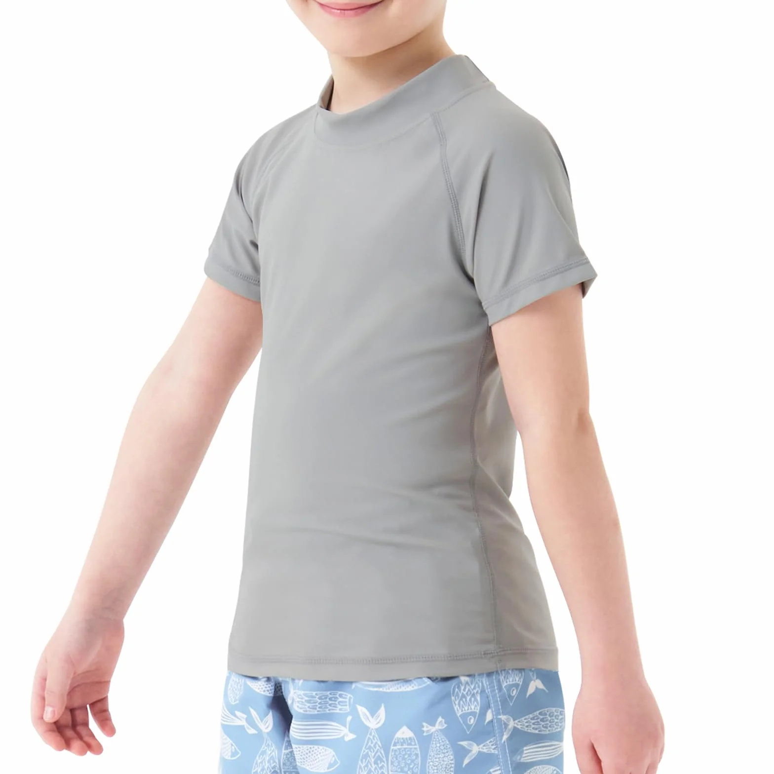 MEETWEE koszula wysypka Chłopcy Traje de Baño de Niño Rash Vest Camisetas de Natación