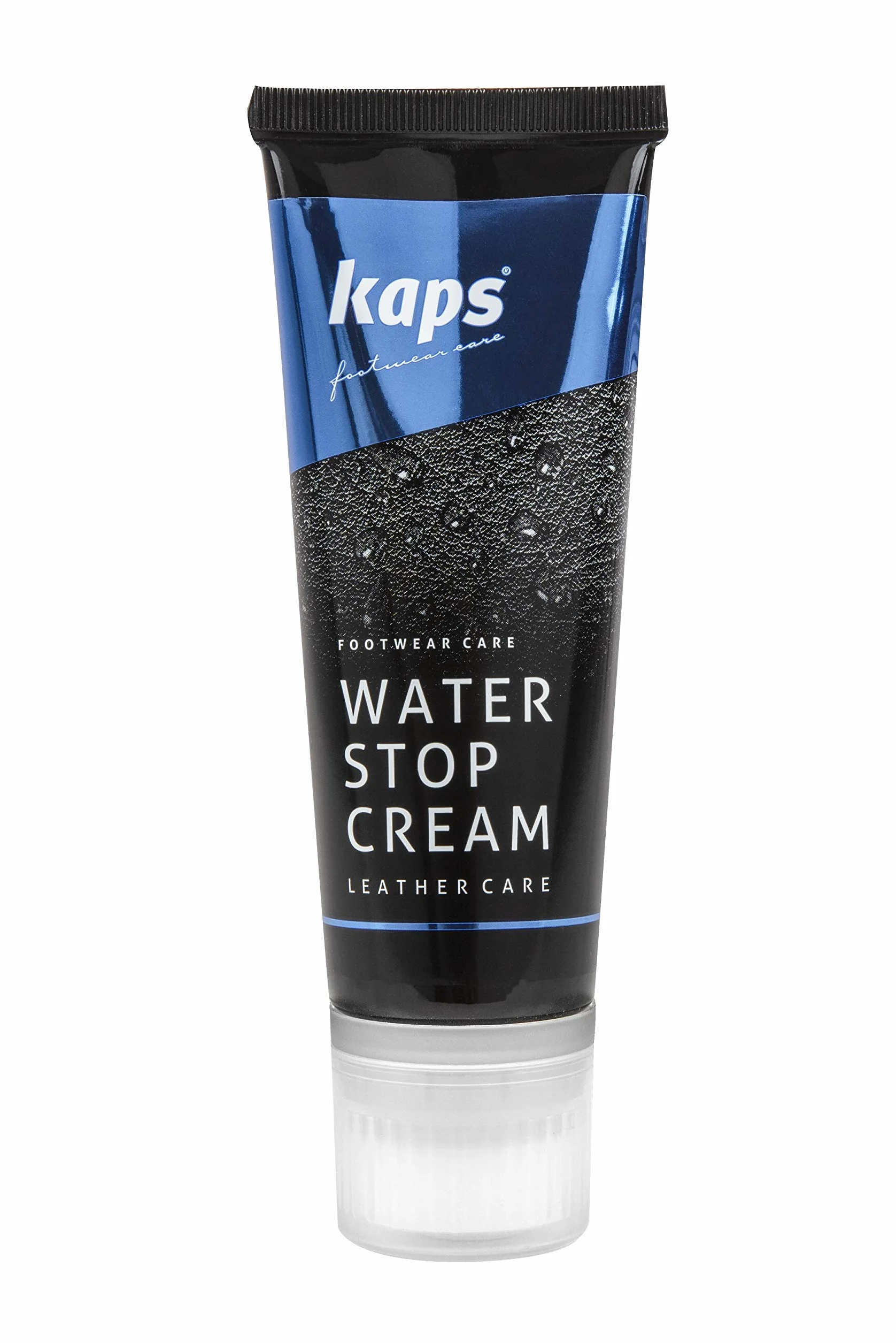 Kaps Water Stop - Wysokiej Jakości Wodoodporny Krem ​​Do Butów Wykonanych Ze Skóry, Pielęgnacja i Odżywianie, Naturalny Wosk, Z Aplikatorem, Wiele Kolorów