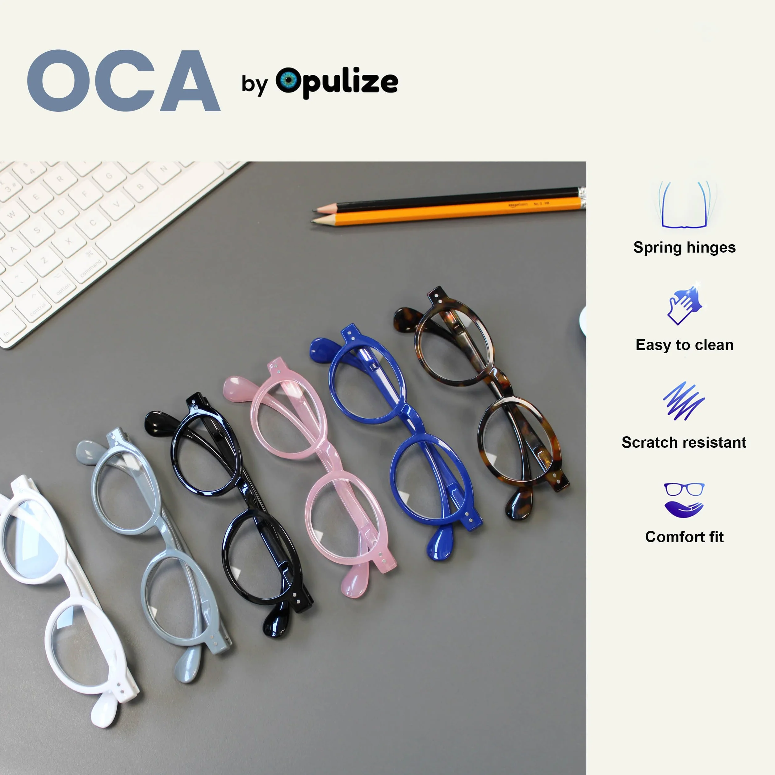 OPULIZE Okulary do czytania Uniseks OCA