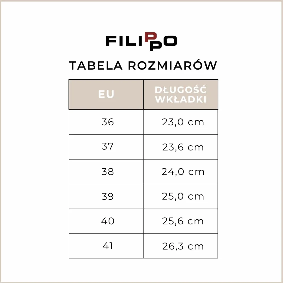 Filippo damskie baleriny skórzane - Skóra naturalna - Wsuwane buty na codzień