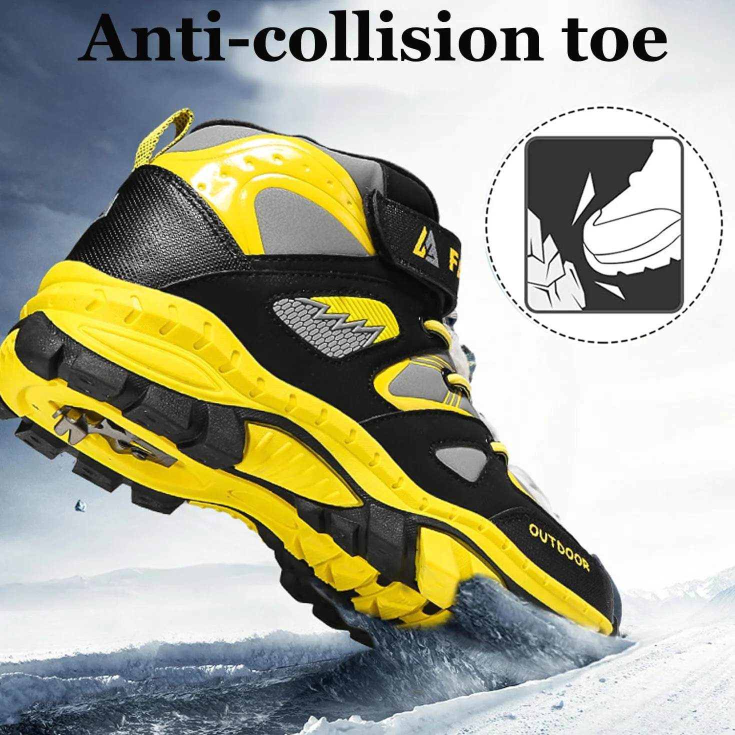 Chłopcy Półbuty do Trekkingu i Wędrowania Dzieci Buty do Chodzenia Trampki Junior Wodoodporne Buty Turystyczne Treningowe Outdoor Kemping Wspinaczka Buty