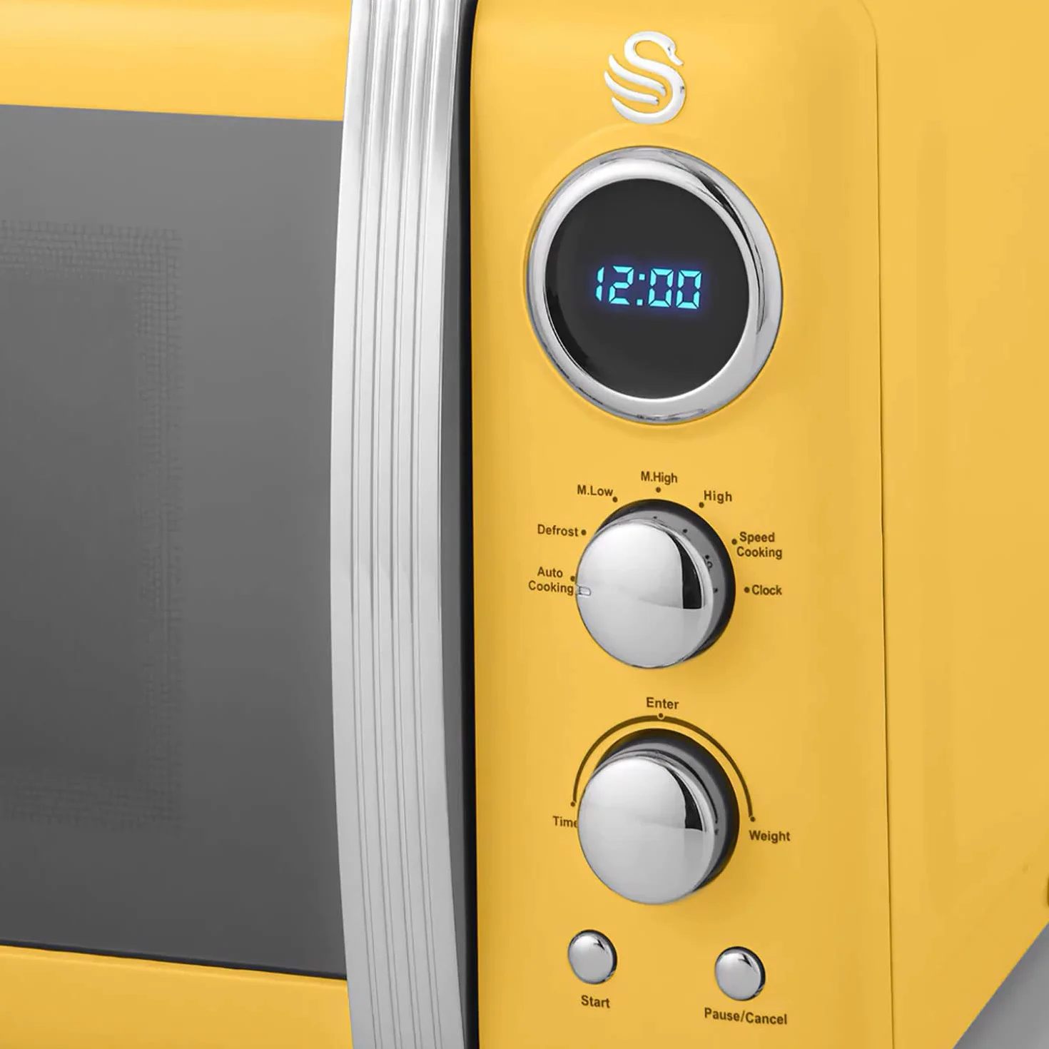 Swan Retro SM22030YELNEU cyfrowa kuchenka mikrofalowa 20 l 800 W żółty